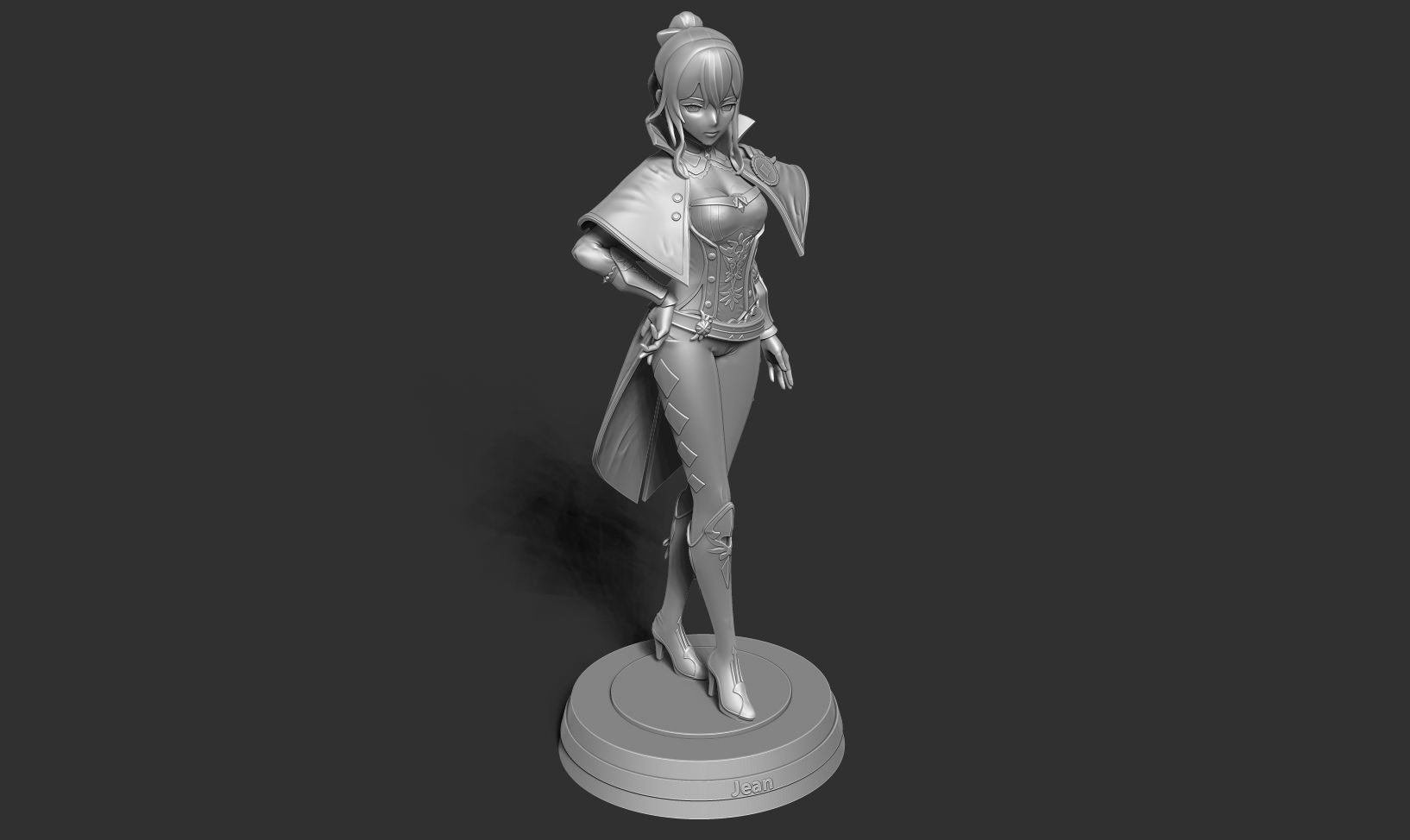 Jean - Genshin Impact Fanart 3D print model_22