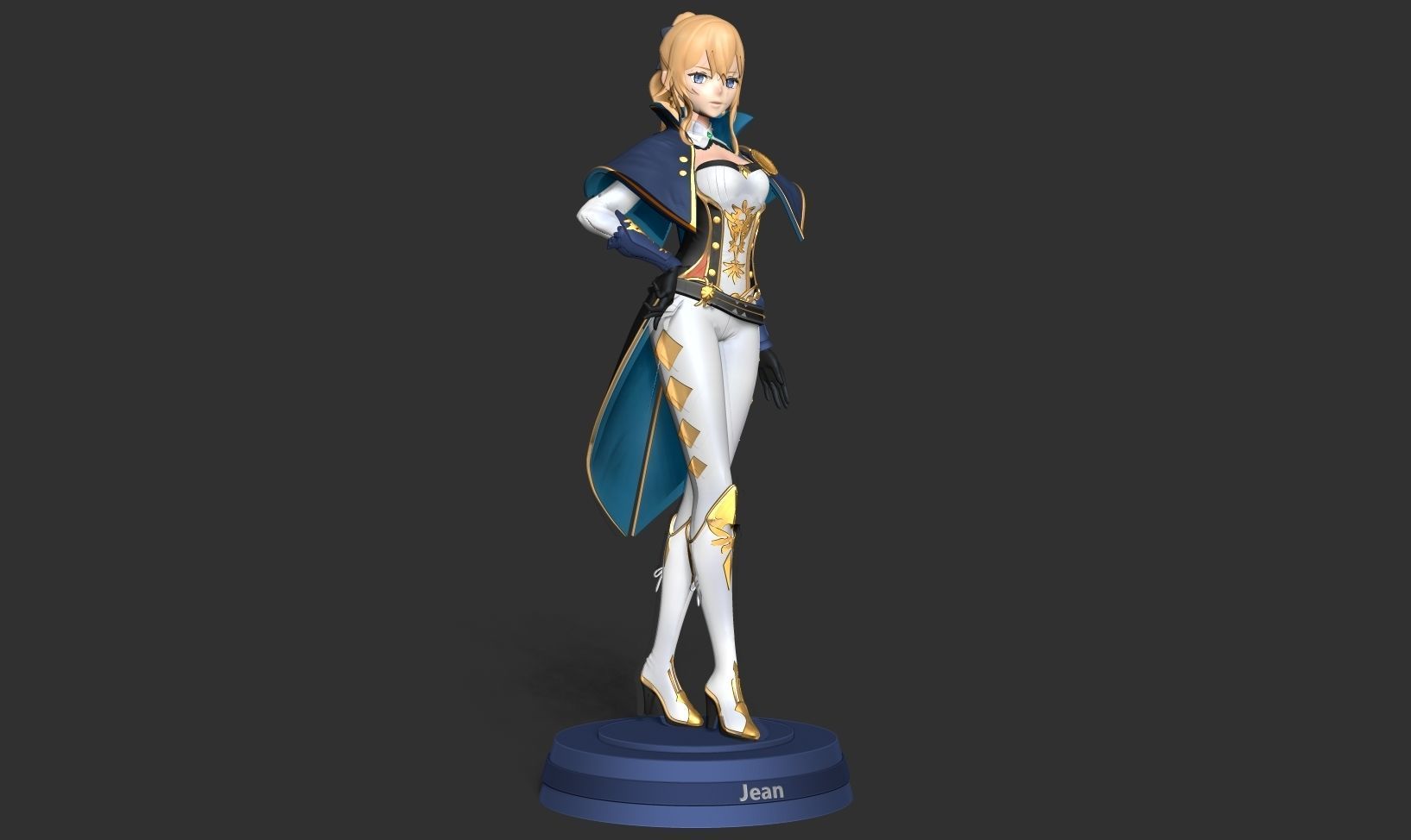 Jean - Genshin Impact Fanart 3D print model_19