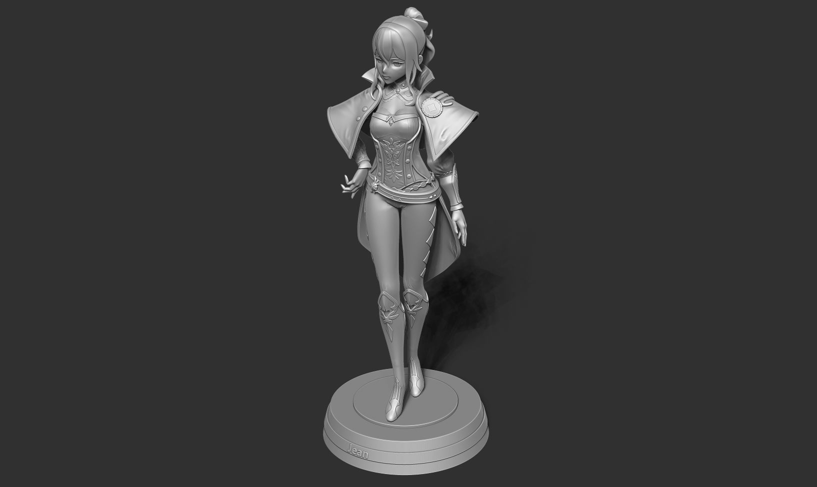Jean - Genshin Impact Fanart 3D print model_24