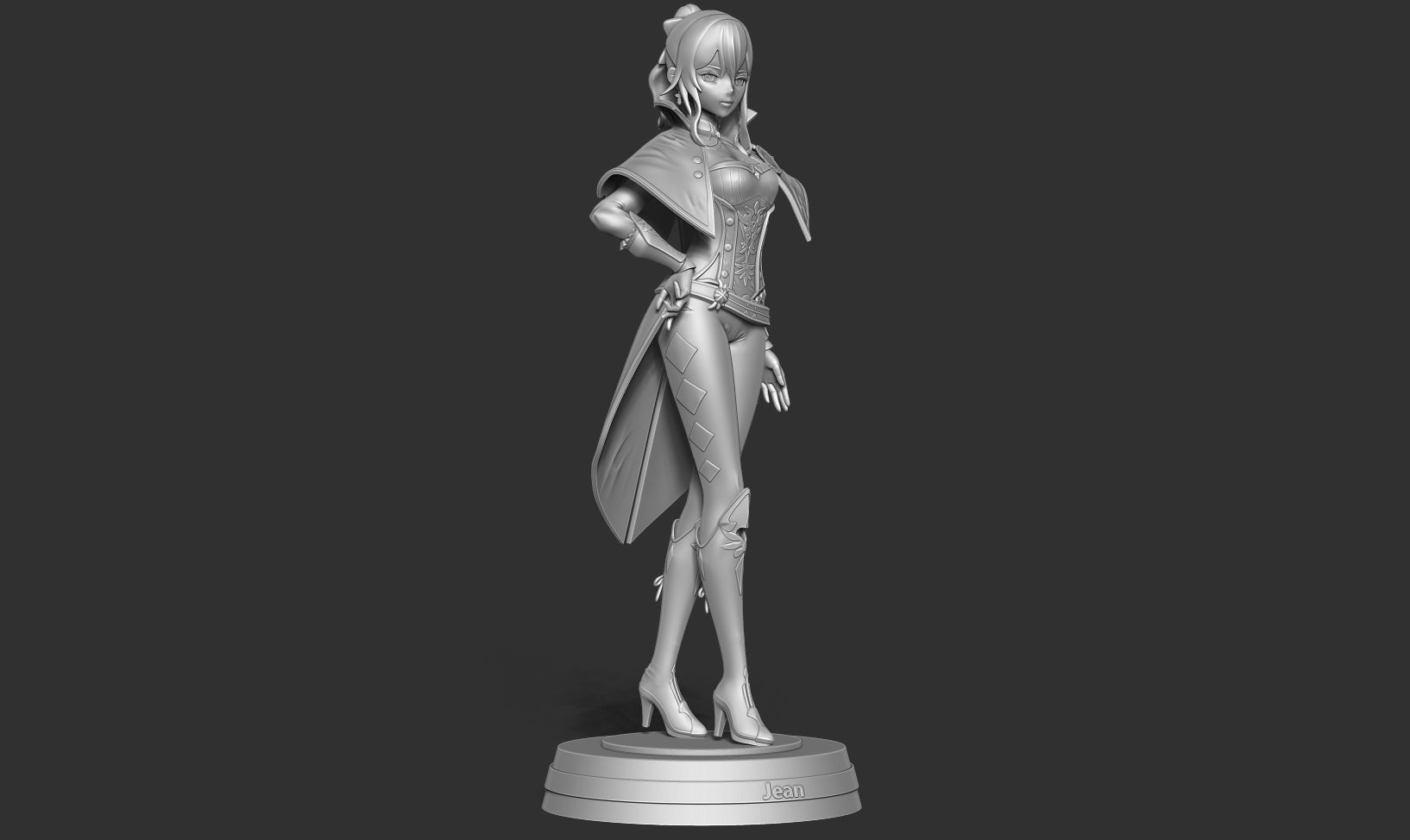Jean - Genshin Impact Fanart 3D print model_20