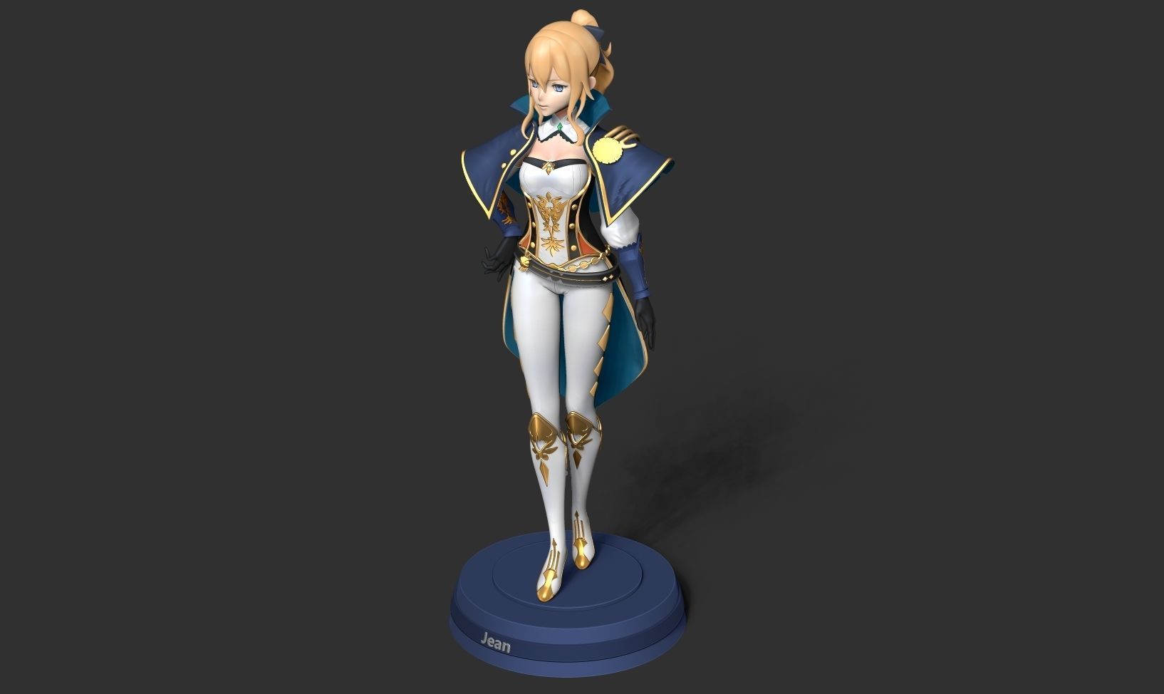 Jean - Genshin Impact Fanart 3D print model_23