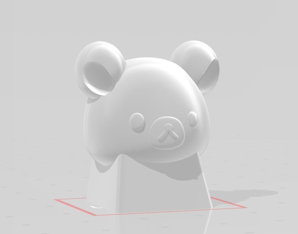 3D Print keycap rilakkumaaaa 3D print model_3