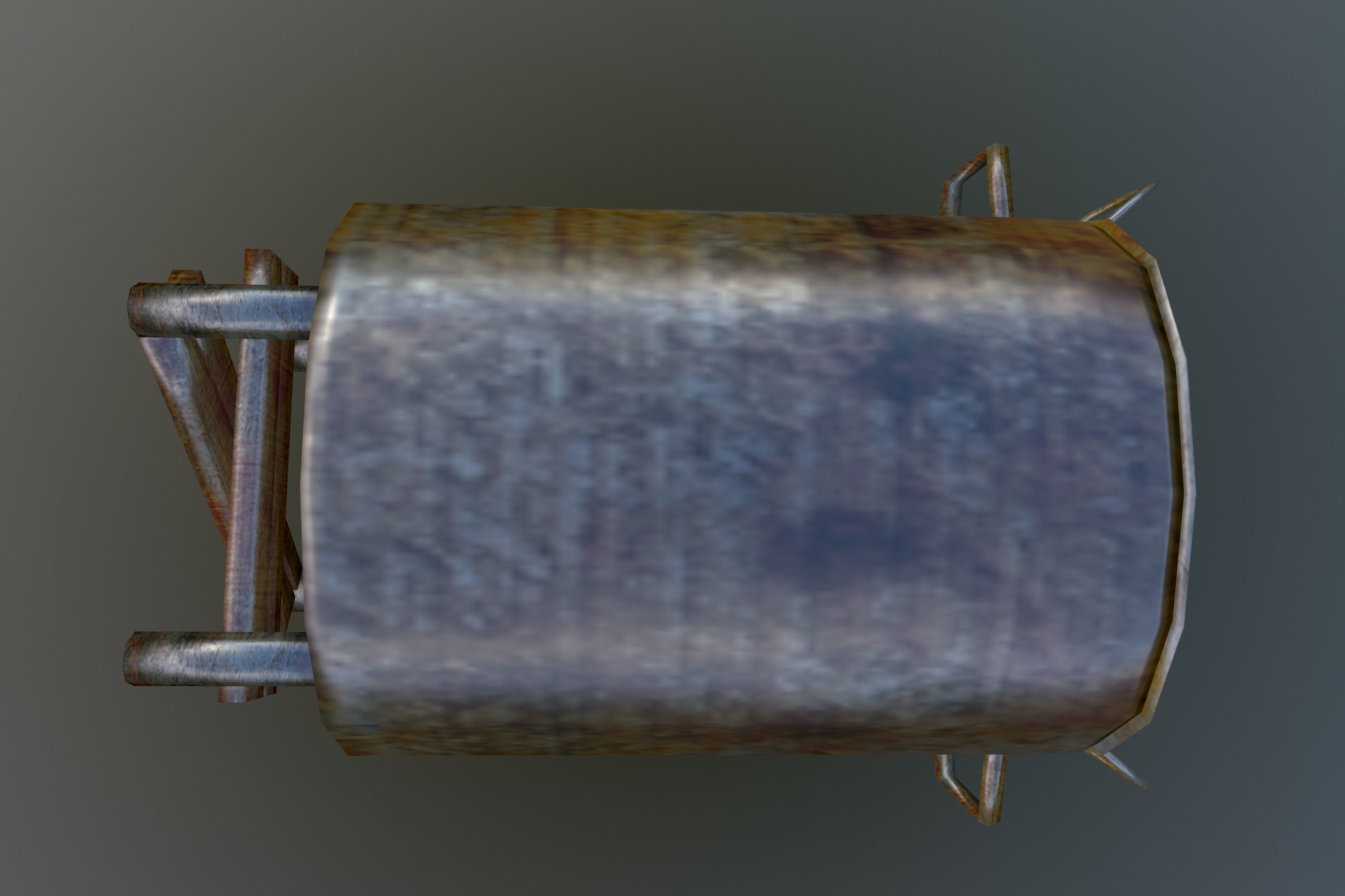 Brazier metal bucket Low-poly 3D model_7