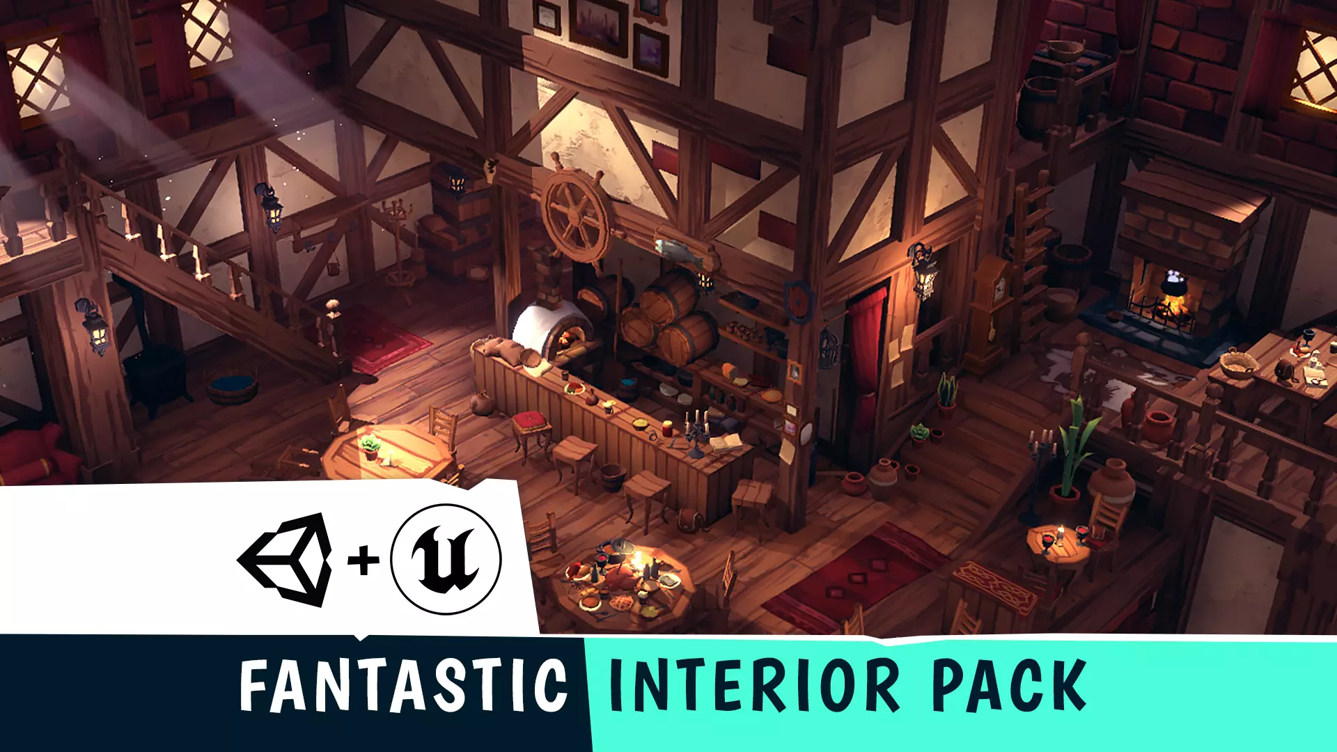 FANTASTIC - Interior Pack Low-poly 3D model_0