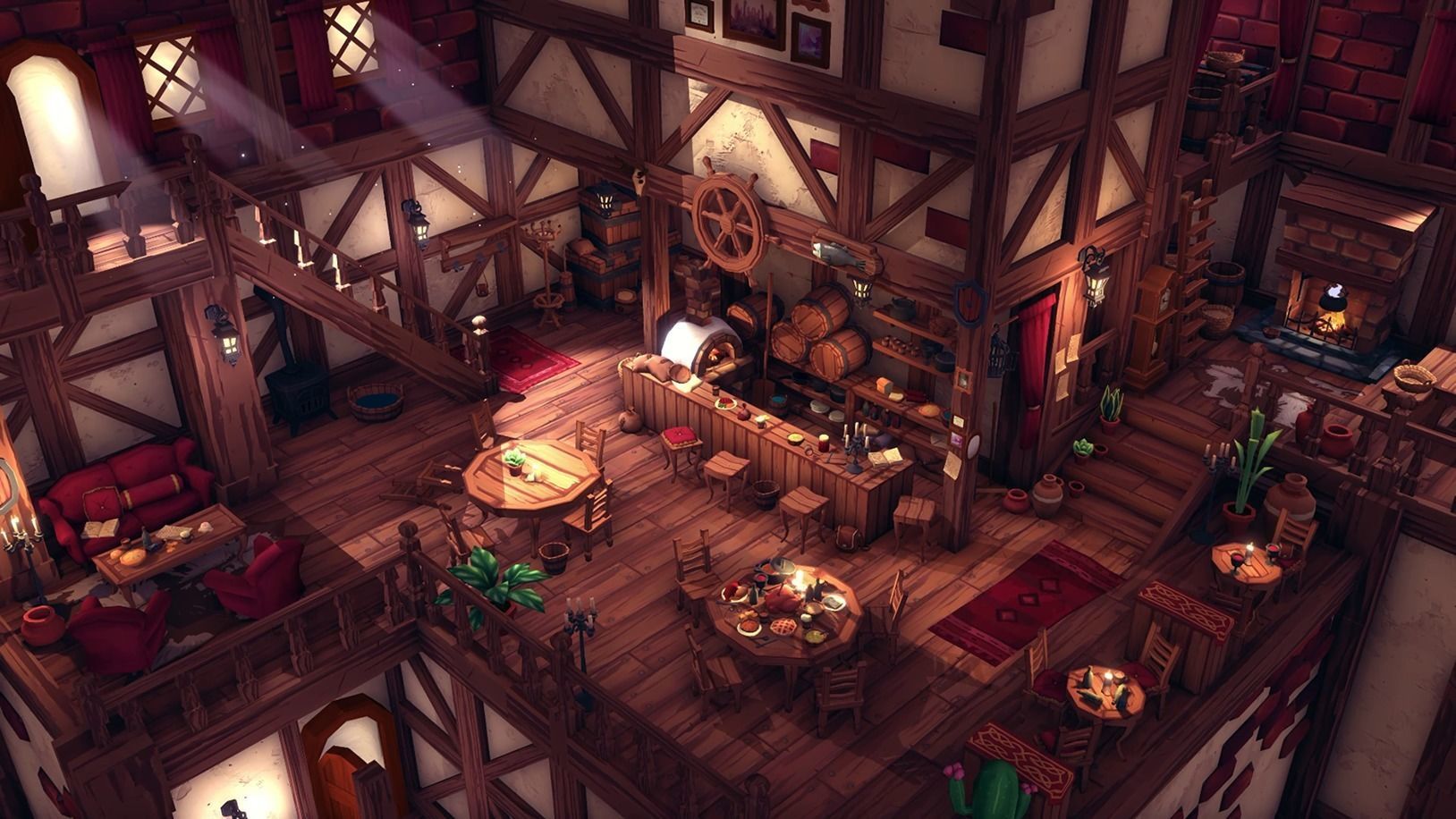 FANTASTIC - Interior Pack Low-poly 3D model_5