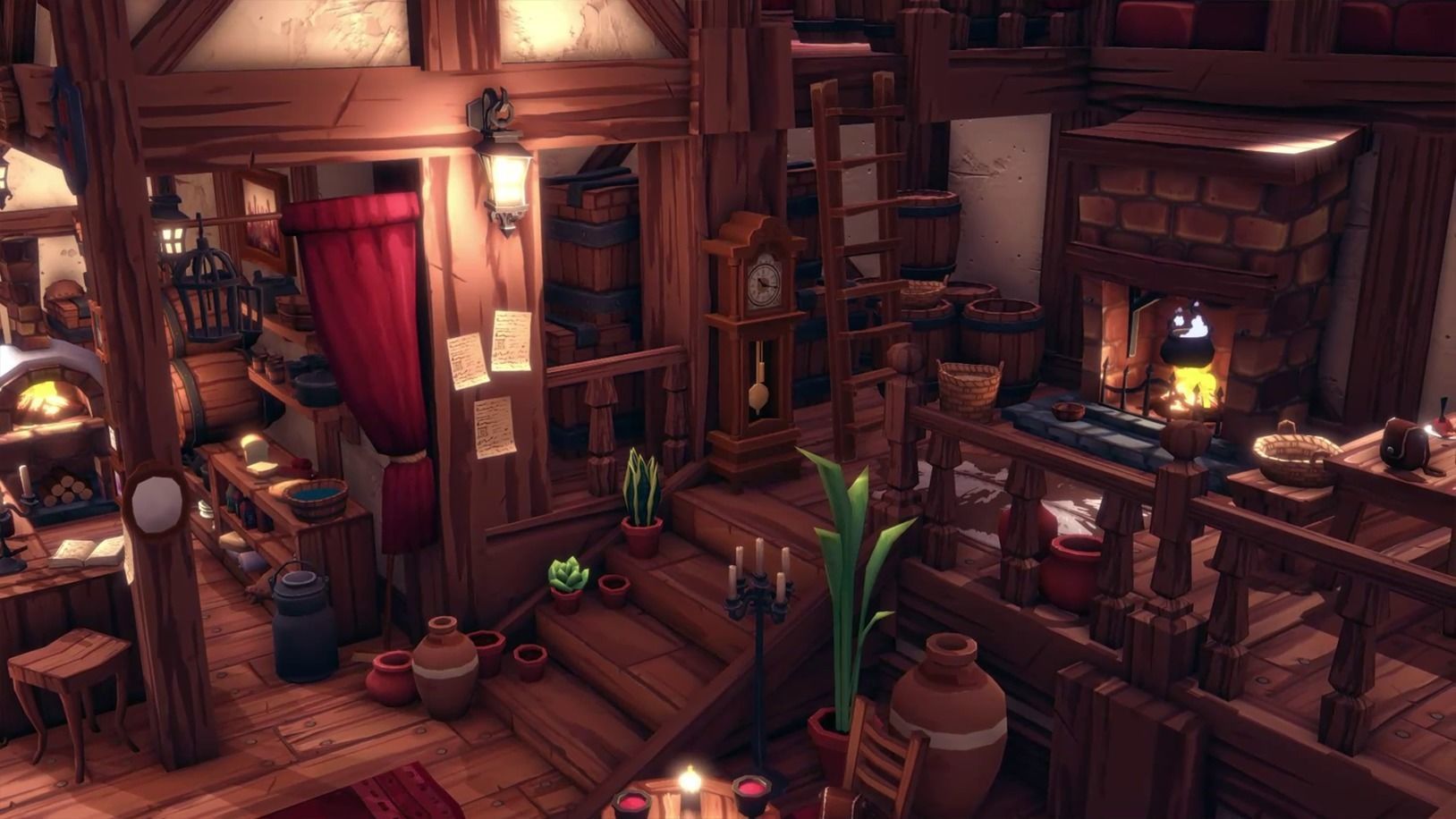 FANTASTIC - Interior Pack Low-poly 3D model_8