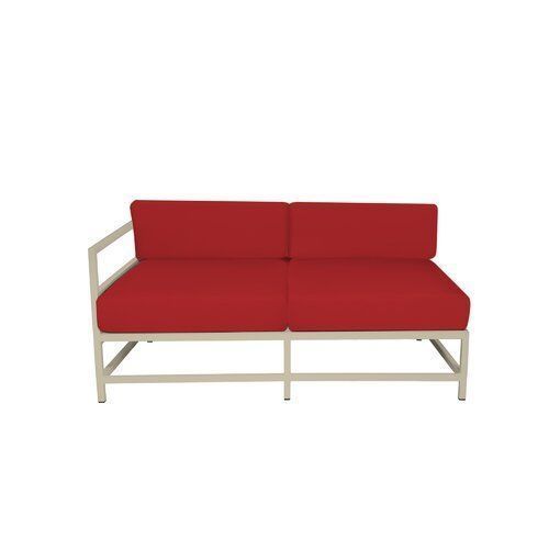 Ashlee Left Arm Loveseat with Cushions 3D model_1