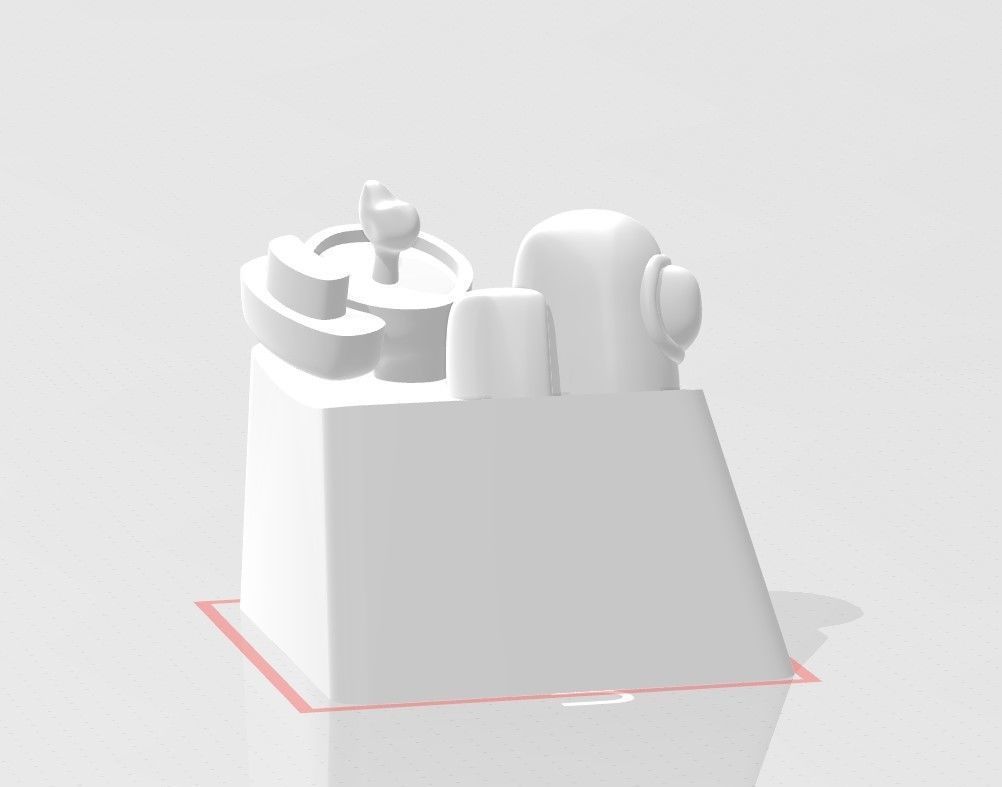 3D Print KEYCAP 6 in 1 set 7 3D print model_28