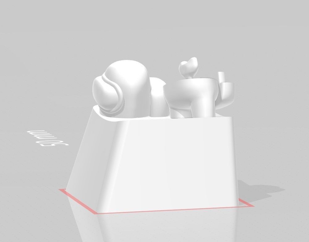 3D Print KEYCAP 6 in 1 set 7 3D print model_24