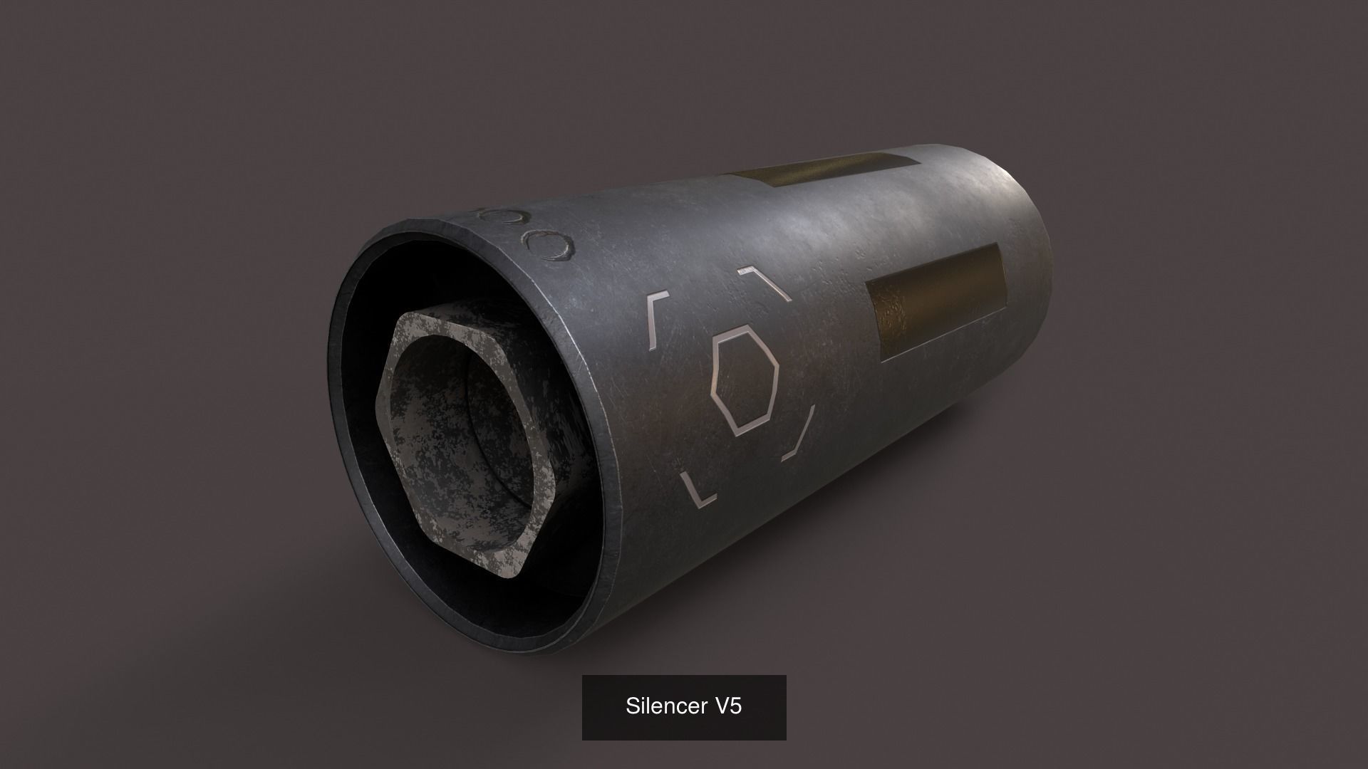 Silencer pack   3D Model Collection_11