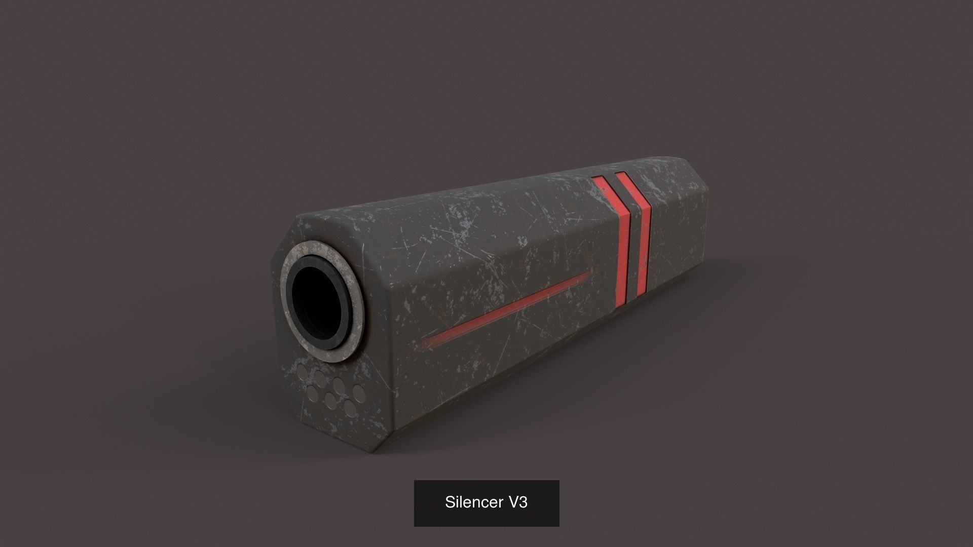 Silencer pack   3D Model Collection_9
