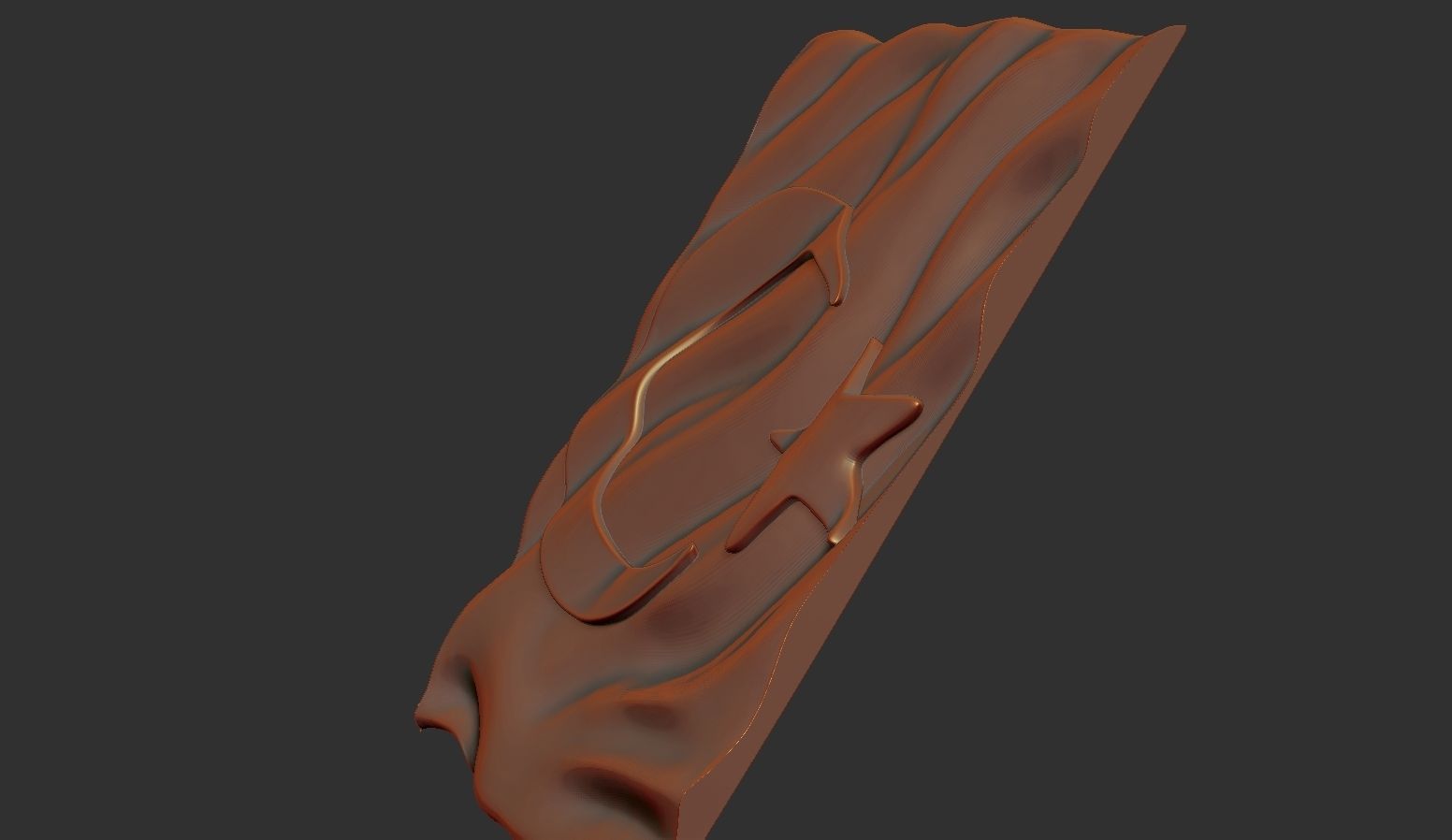 Turkish Flag 3D print model_3