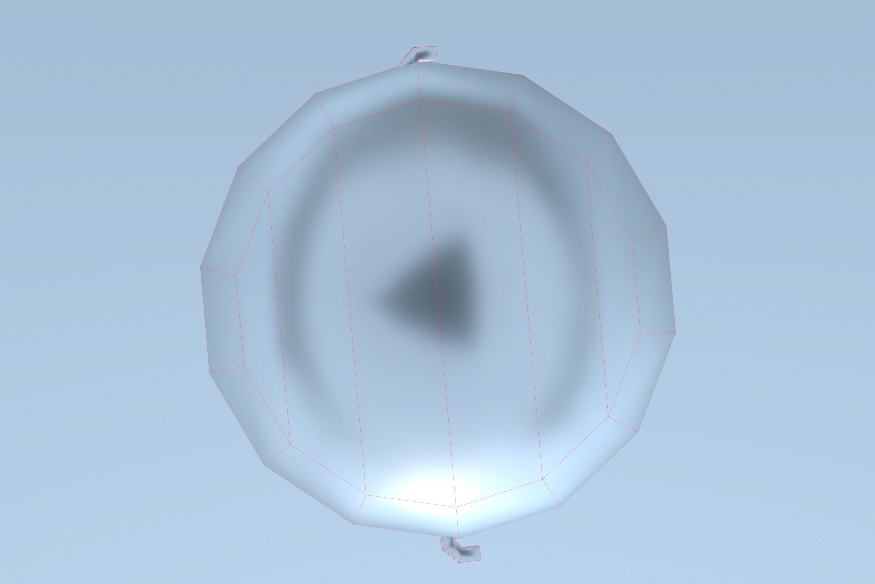 Bucket metal bowl Low-poly 3D model_13