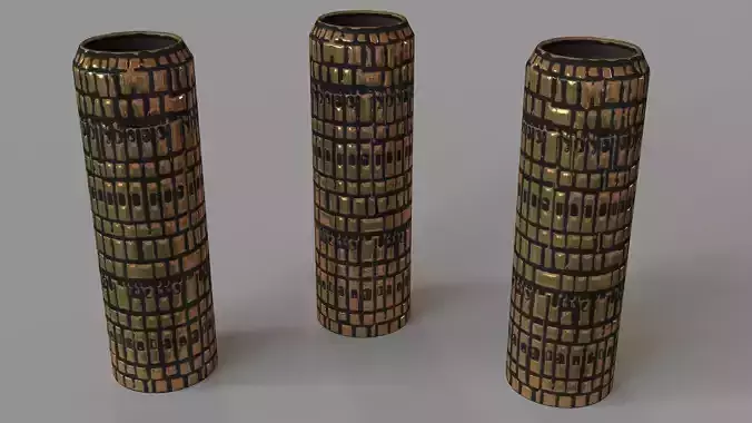 Tai Tall Bronze Vase