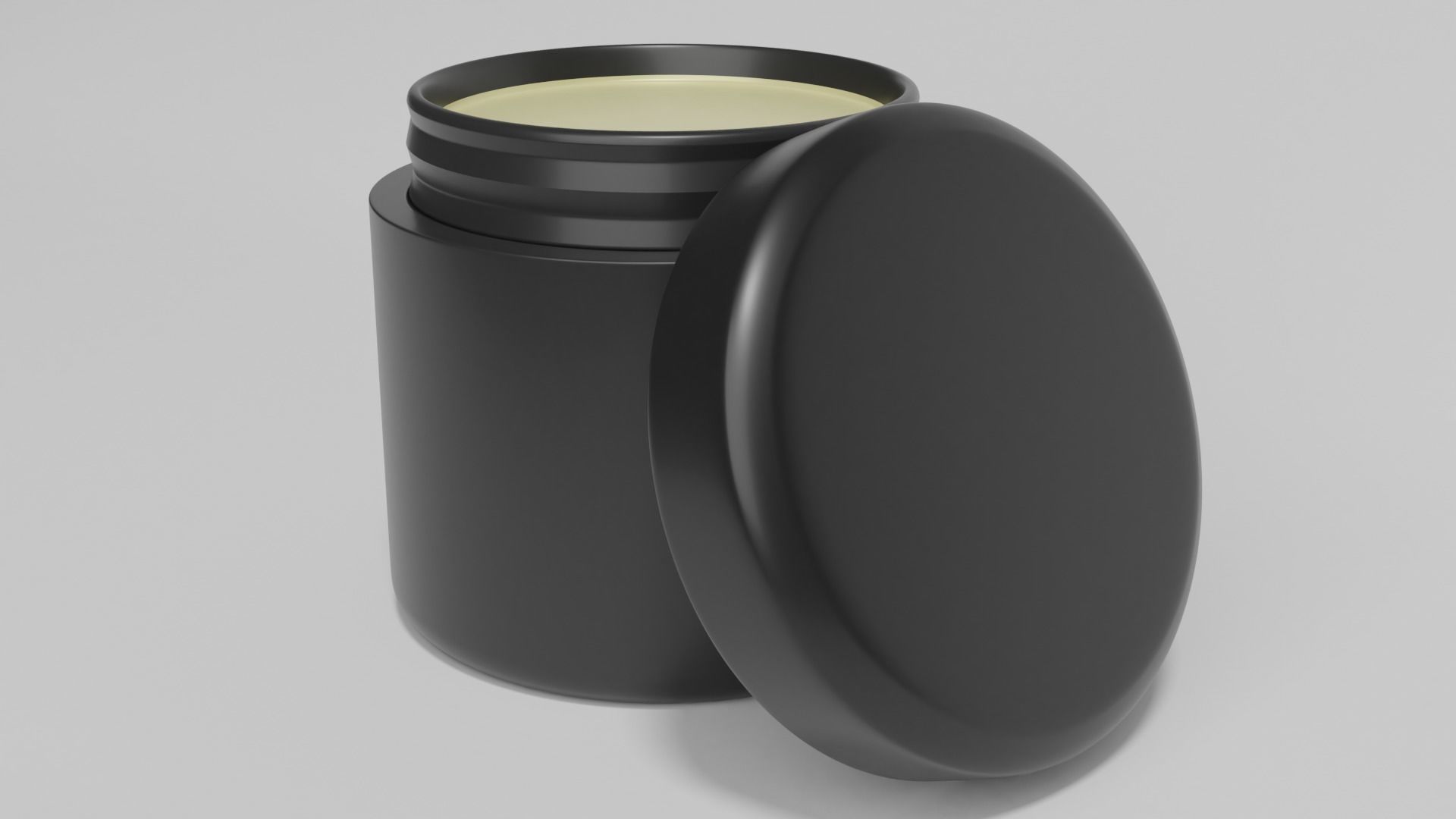 POMADE 3D Model plastic jar 3D model_4