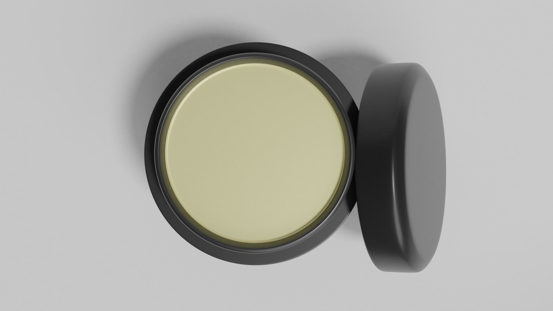 POMADE 3D Model plastic jar 3D model_3