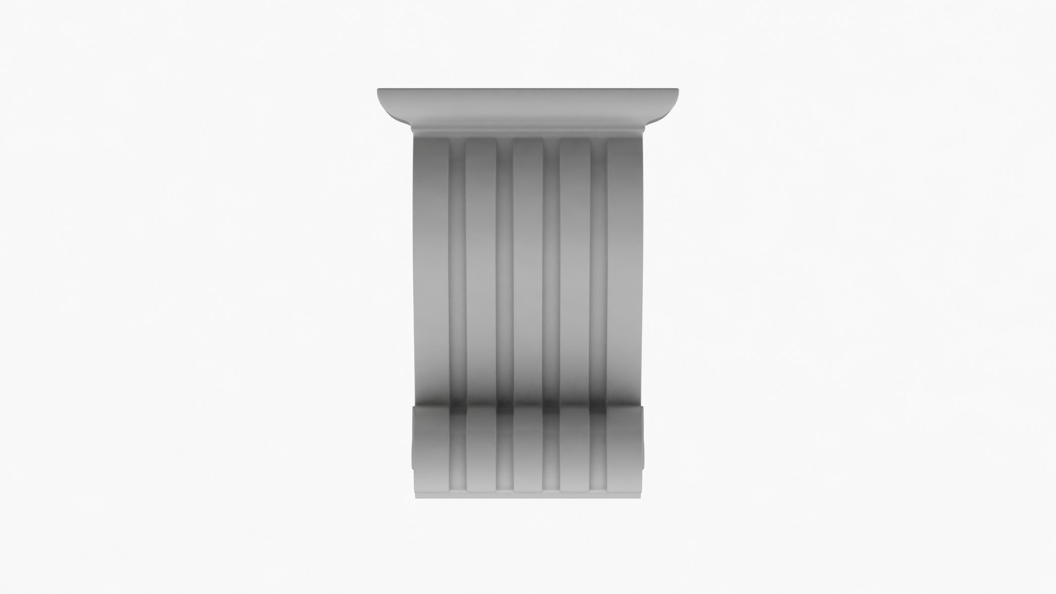 Scroll Corbel 22 - 3D Printable 3D model_1