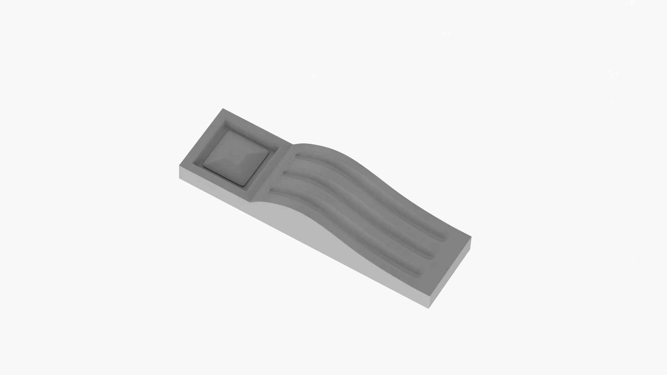 Scroll Corbel 26 - 3D Printable 3D model_3