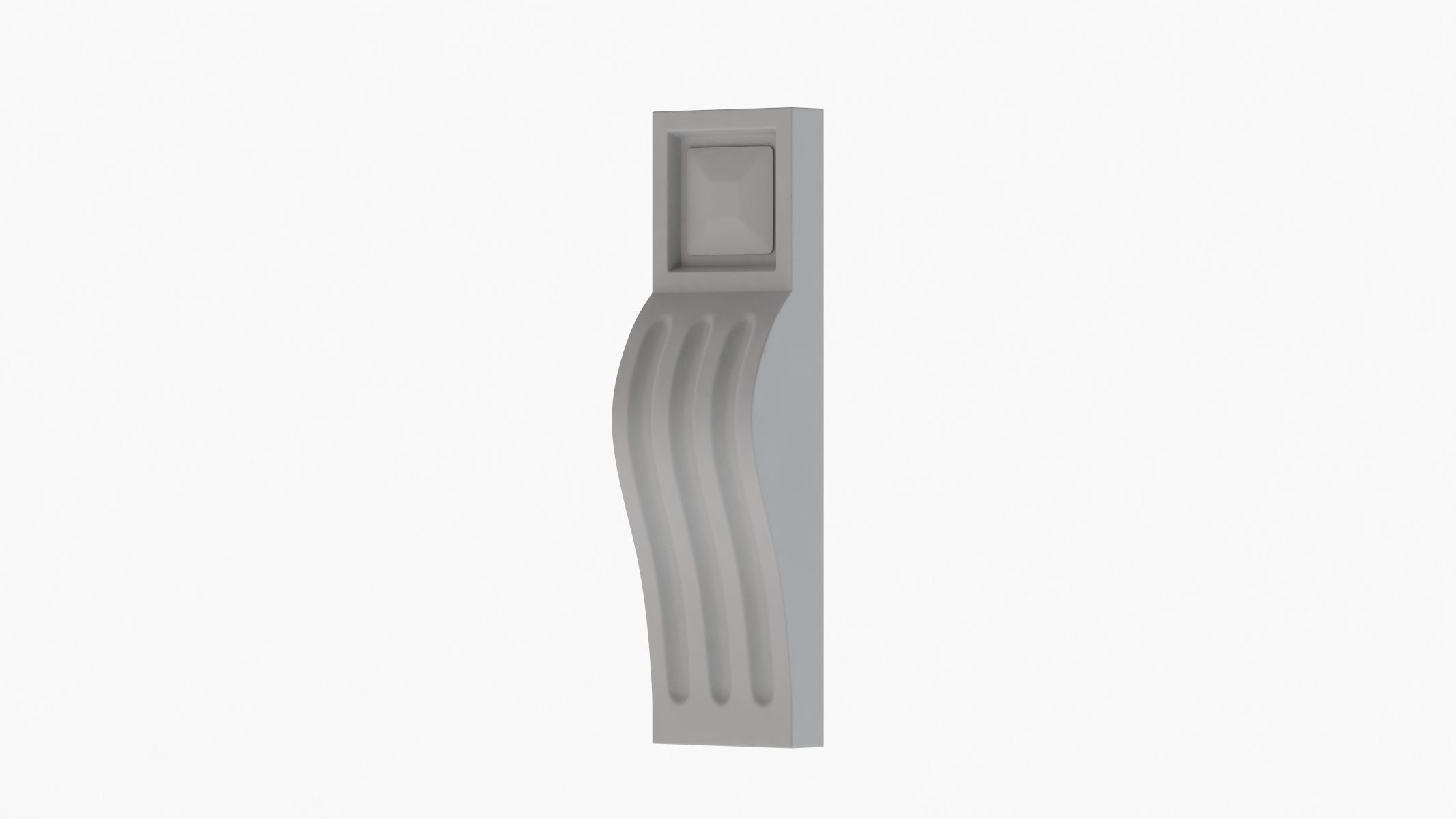 Scroll Corbel 26 - 3D Printable 3D model_2
