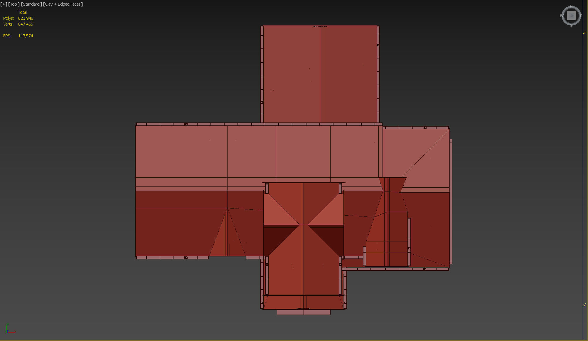 Wood house 3D model_30