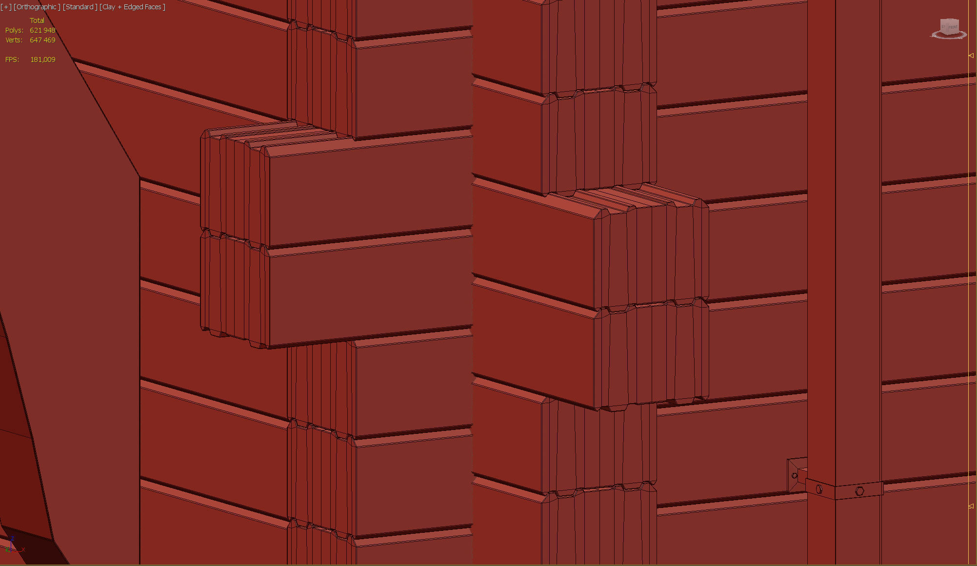 Wood house 3D model_26