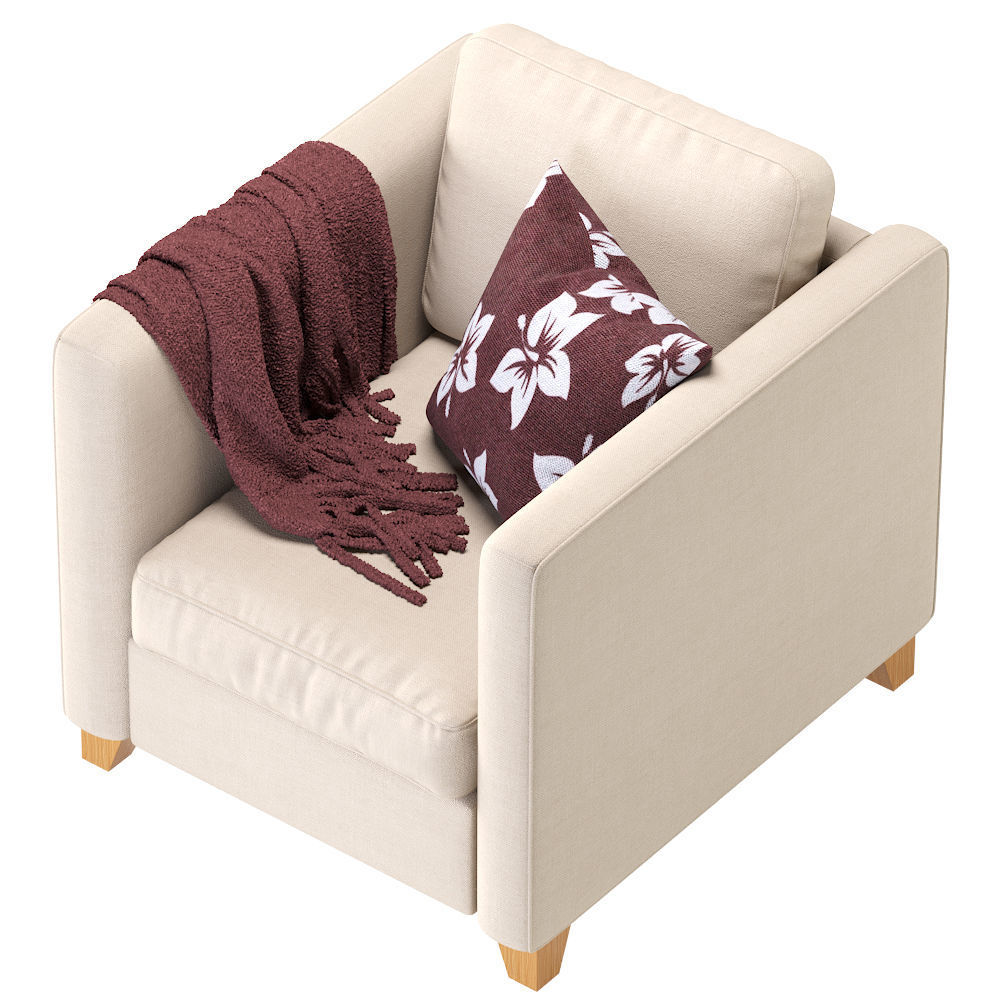 ARMCHAIR BARI MT 3D model_1