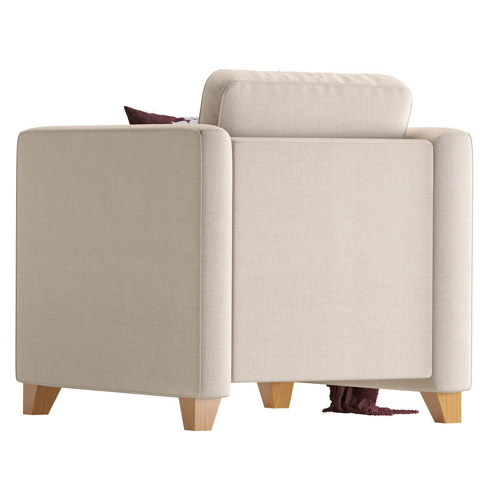 ARMCHAIR BARI MT 3D model_3