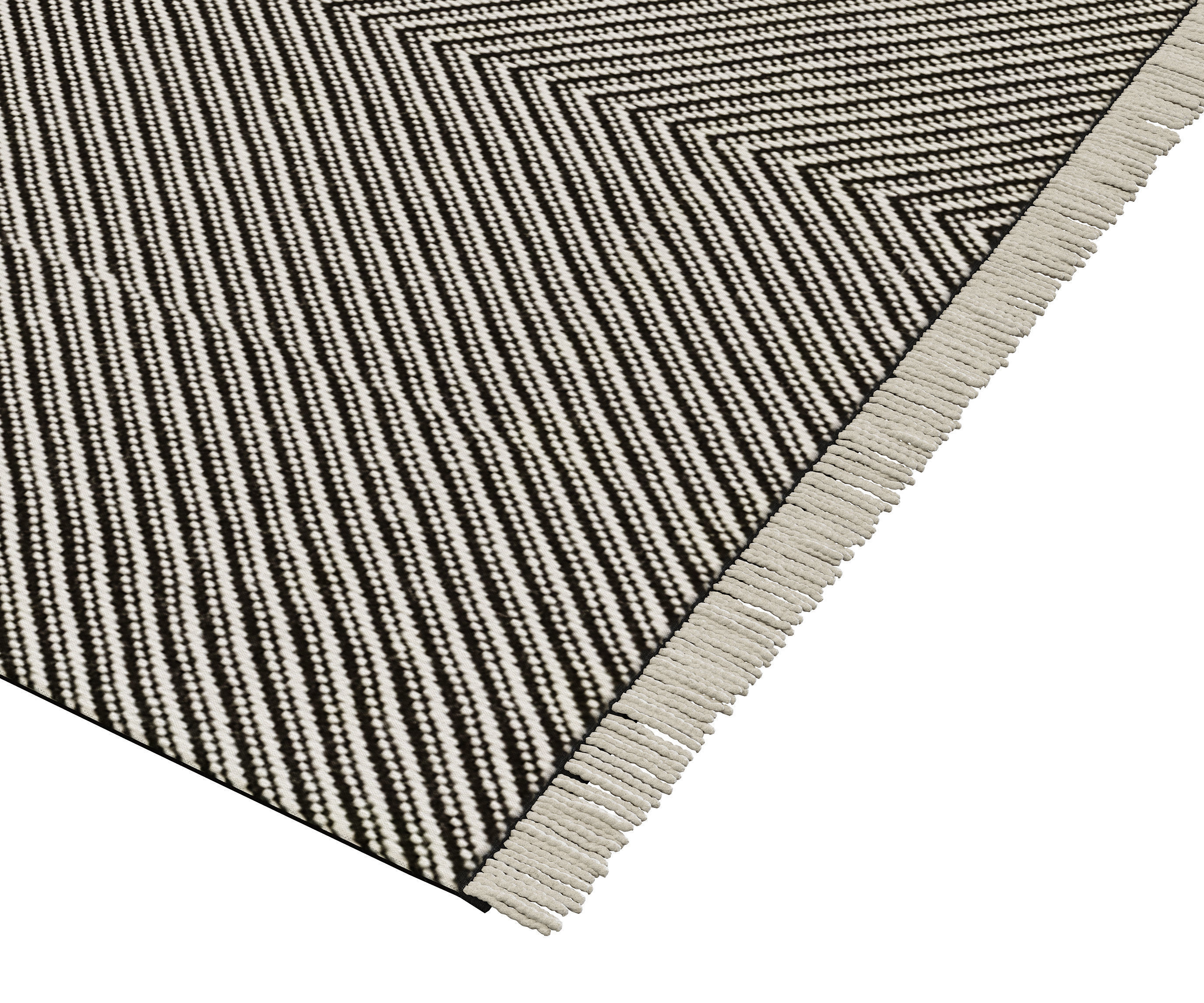 Chevron Woven Area Rug 3D model_5
