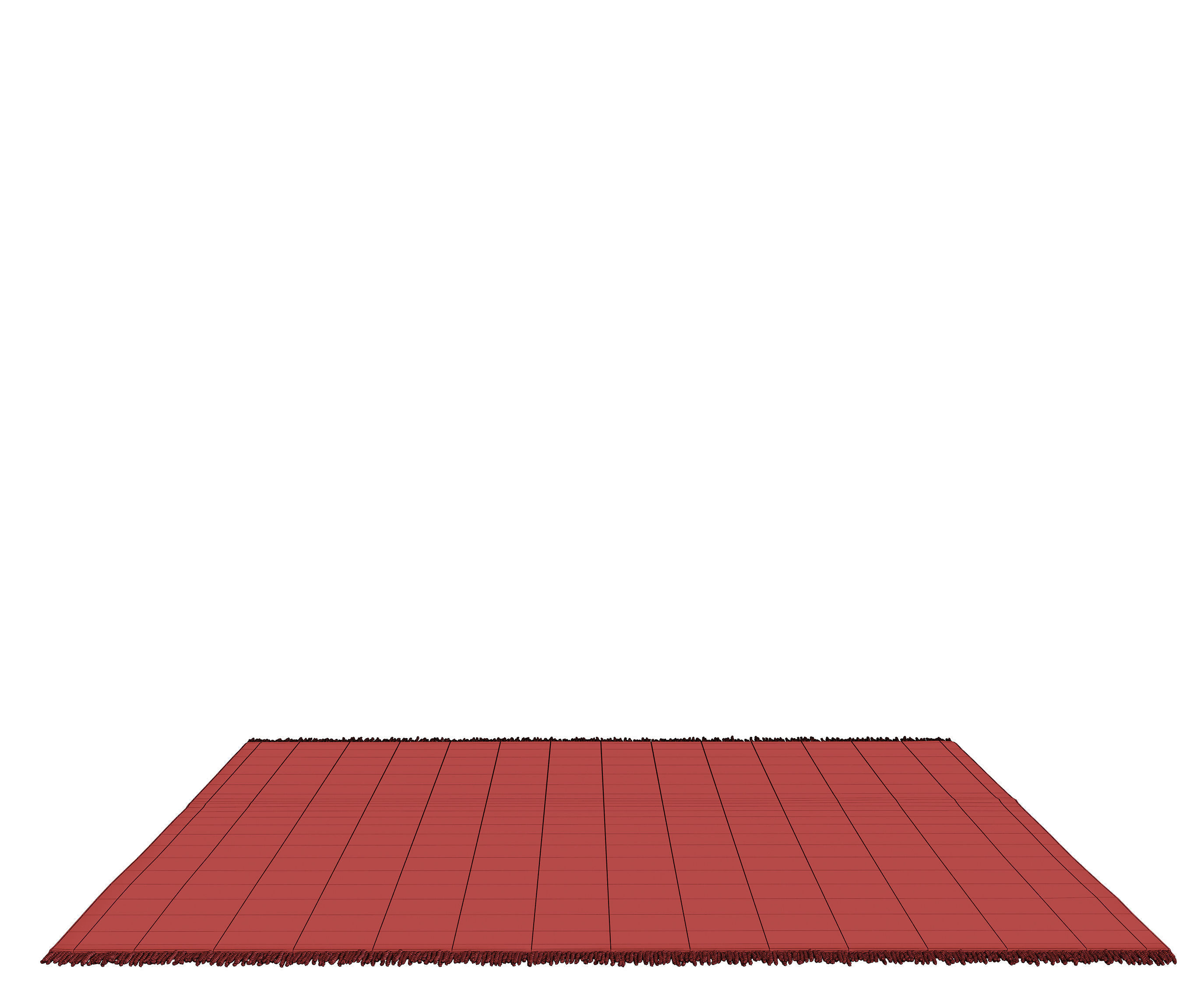 Chevron Woven Area Rug 3D model_8