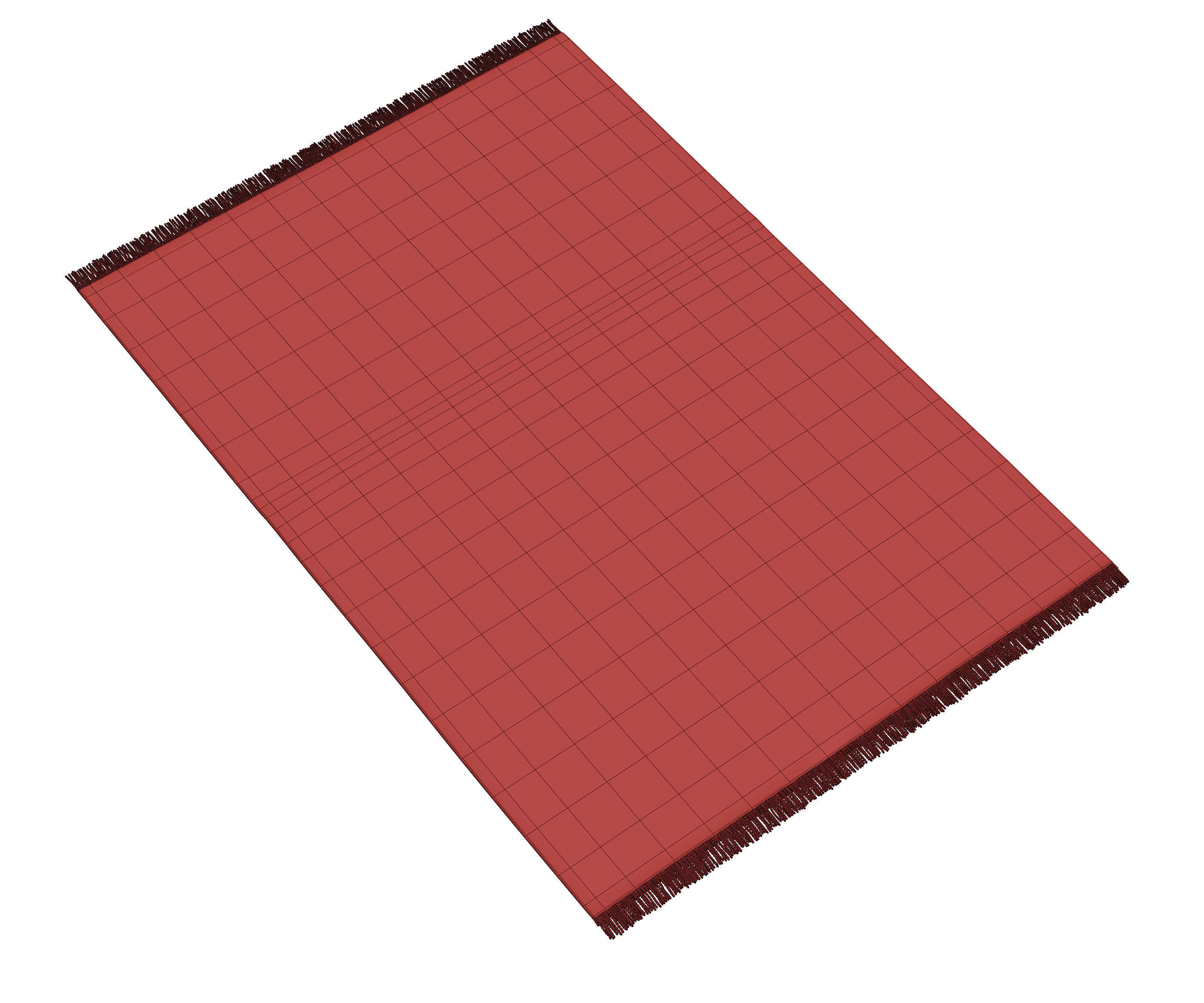 Chevron Woven Area Rug 3D model_10