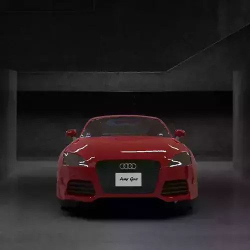 Audi tt rs coupe Low-poly 3D model