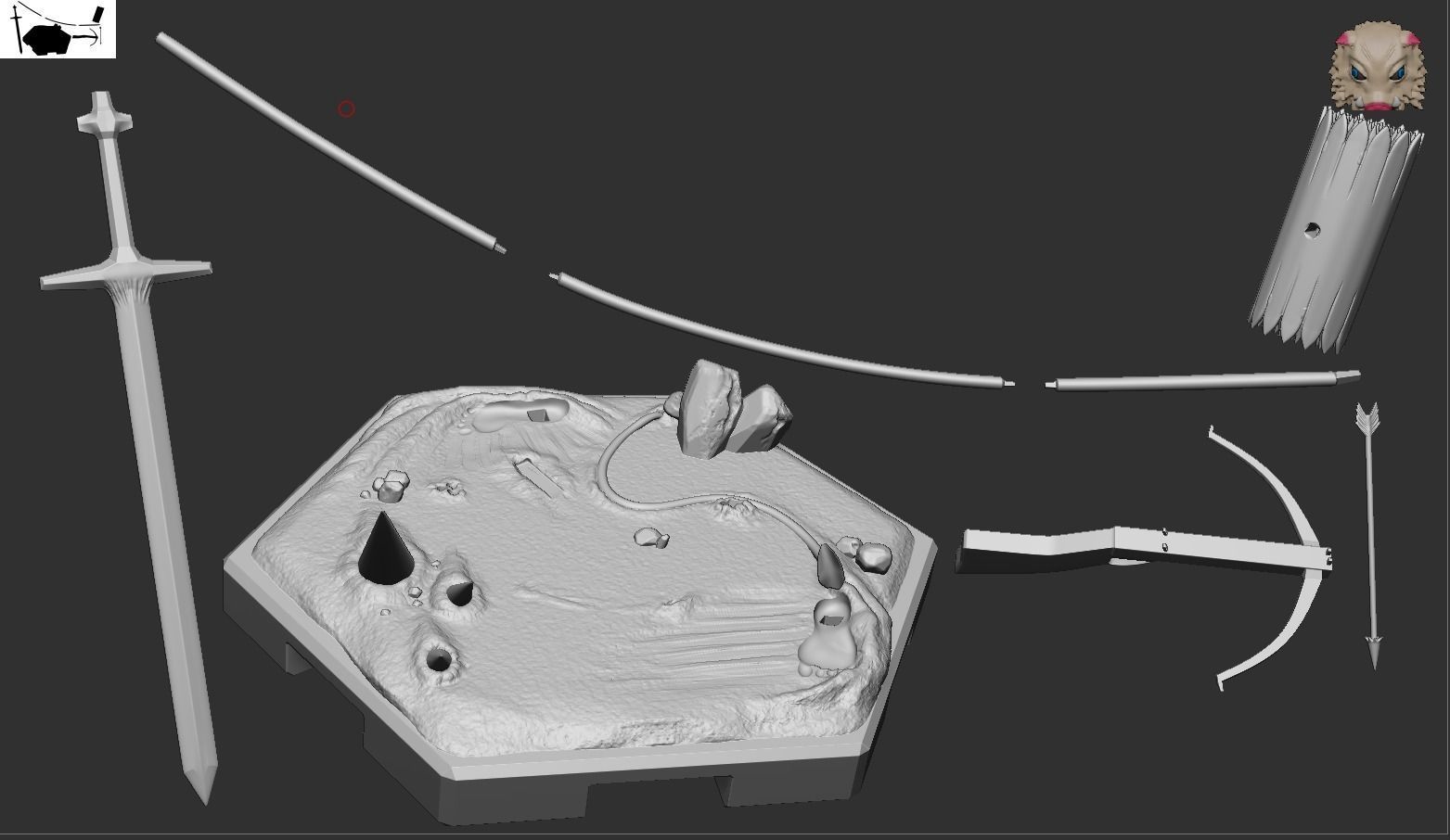 Warhammer - Shingeki no Kyojin 3D print model_8