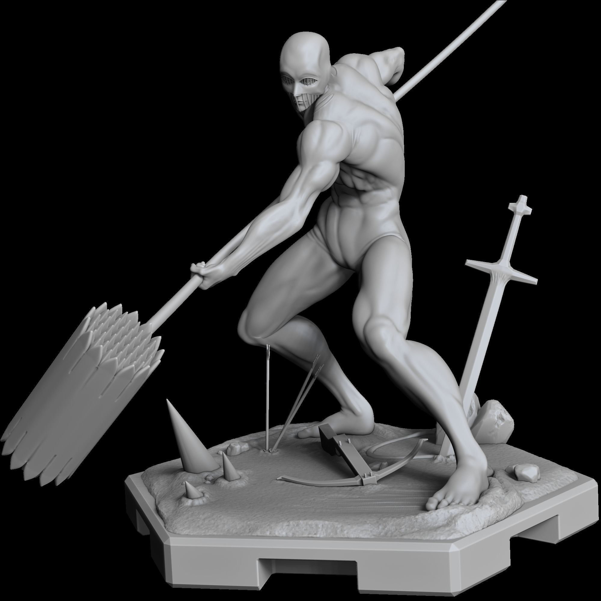 Warhammer - Shingeki no Kyojin 3D print model_4