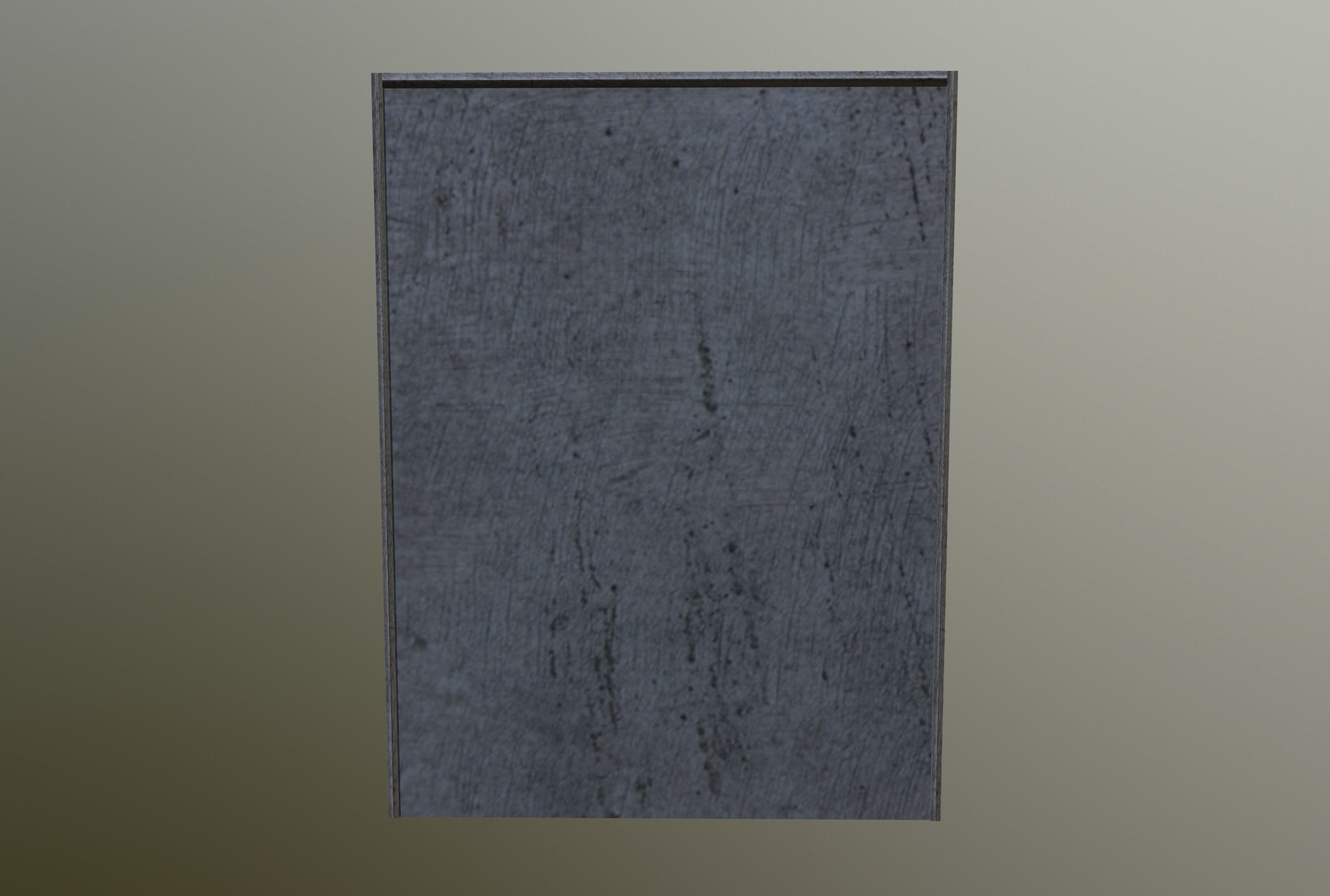  Iron Locker  Low-poly 3D model_4