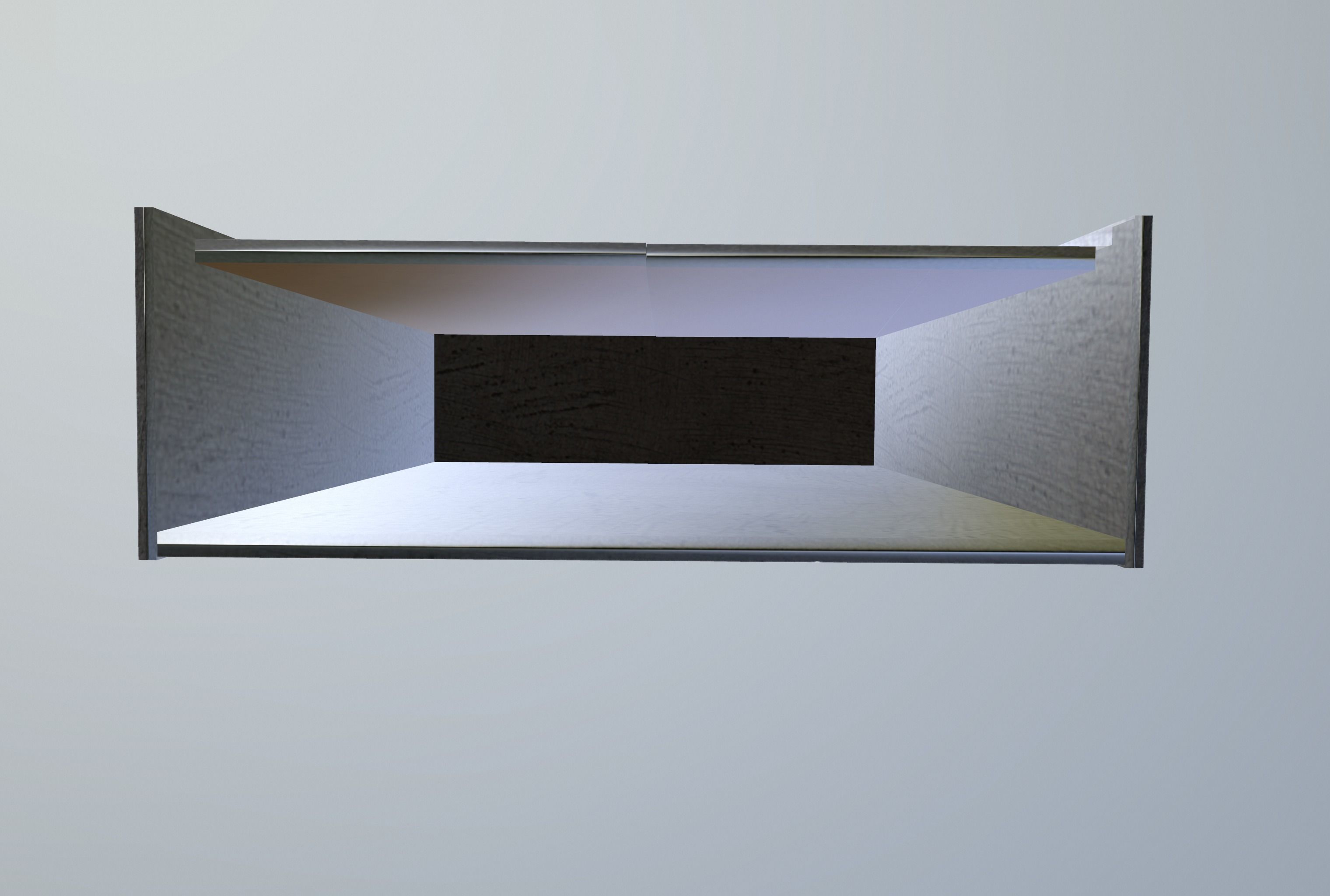  Iron Locker  Low-poly 3D model_7