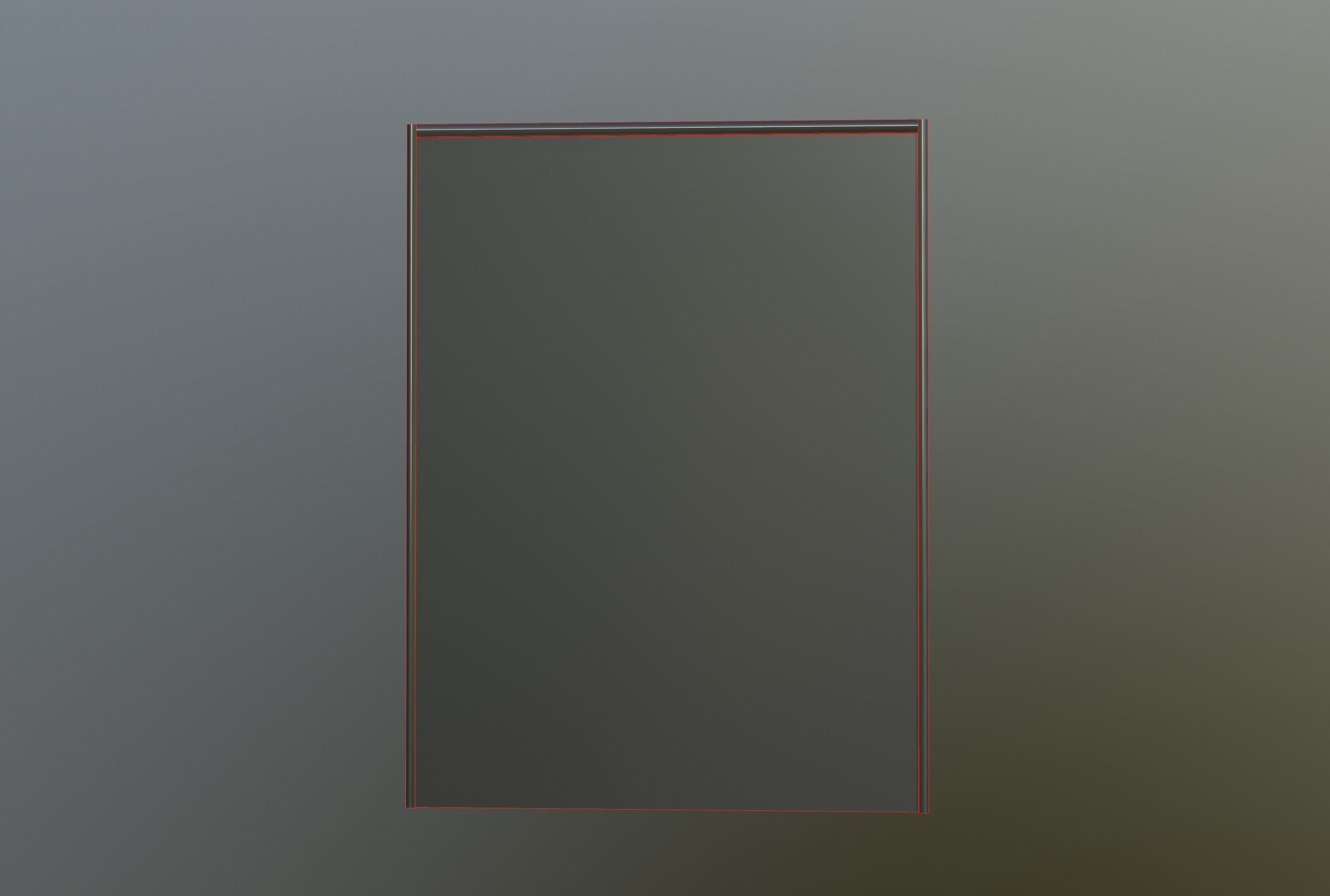  Iron Locker  Low-poly 3D model_11