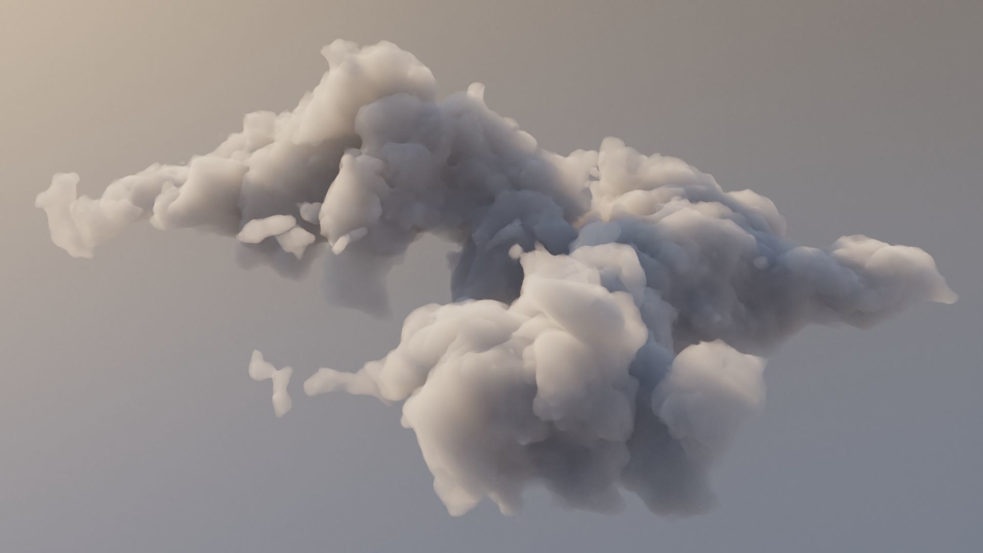 Clouds Polygon Blender 3D Model Collection_19