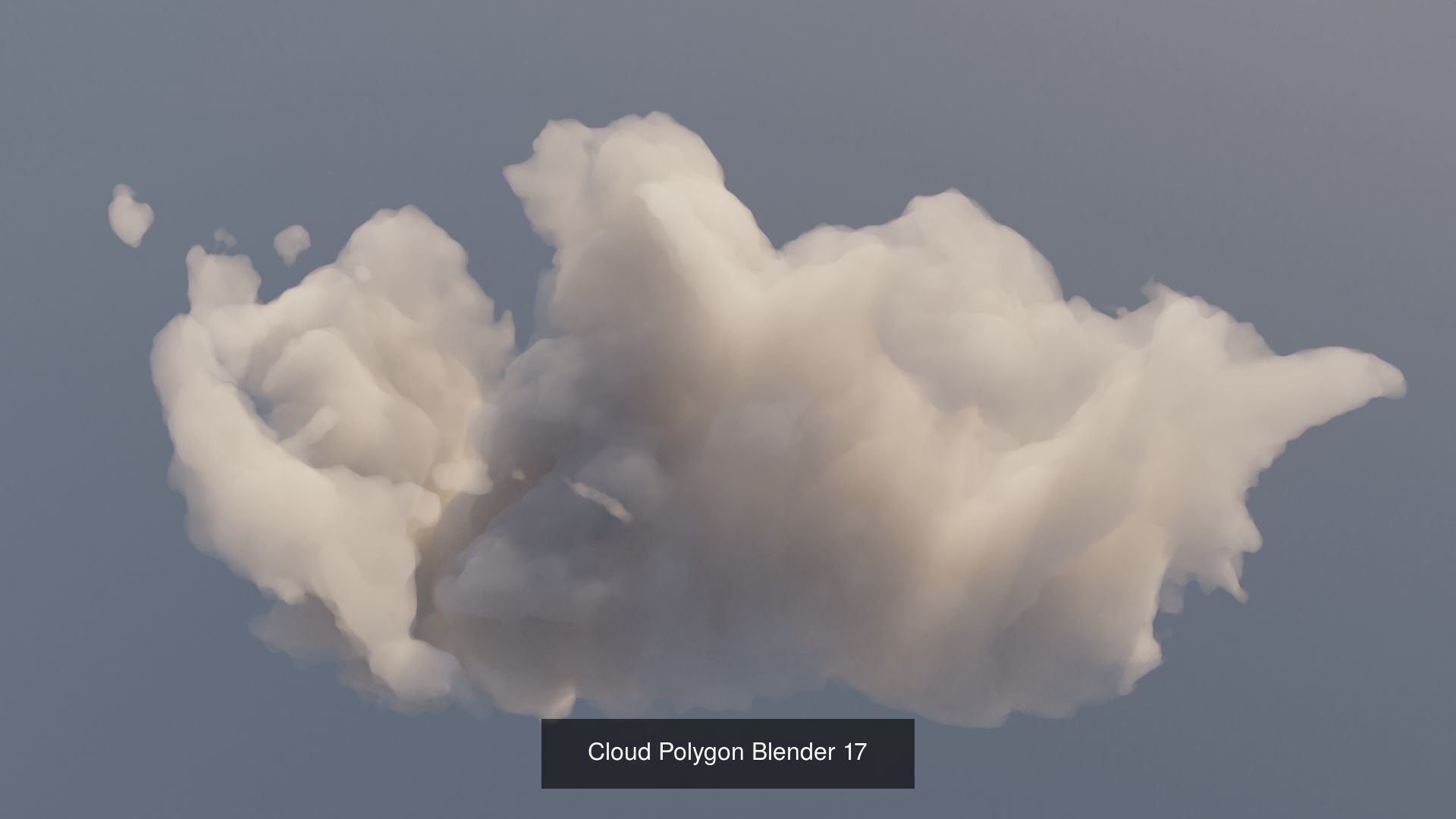 Clouds Polygon Blender 3D Model Collection_27