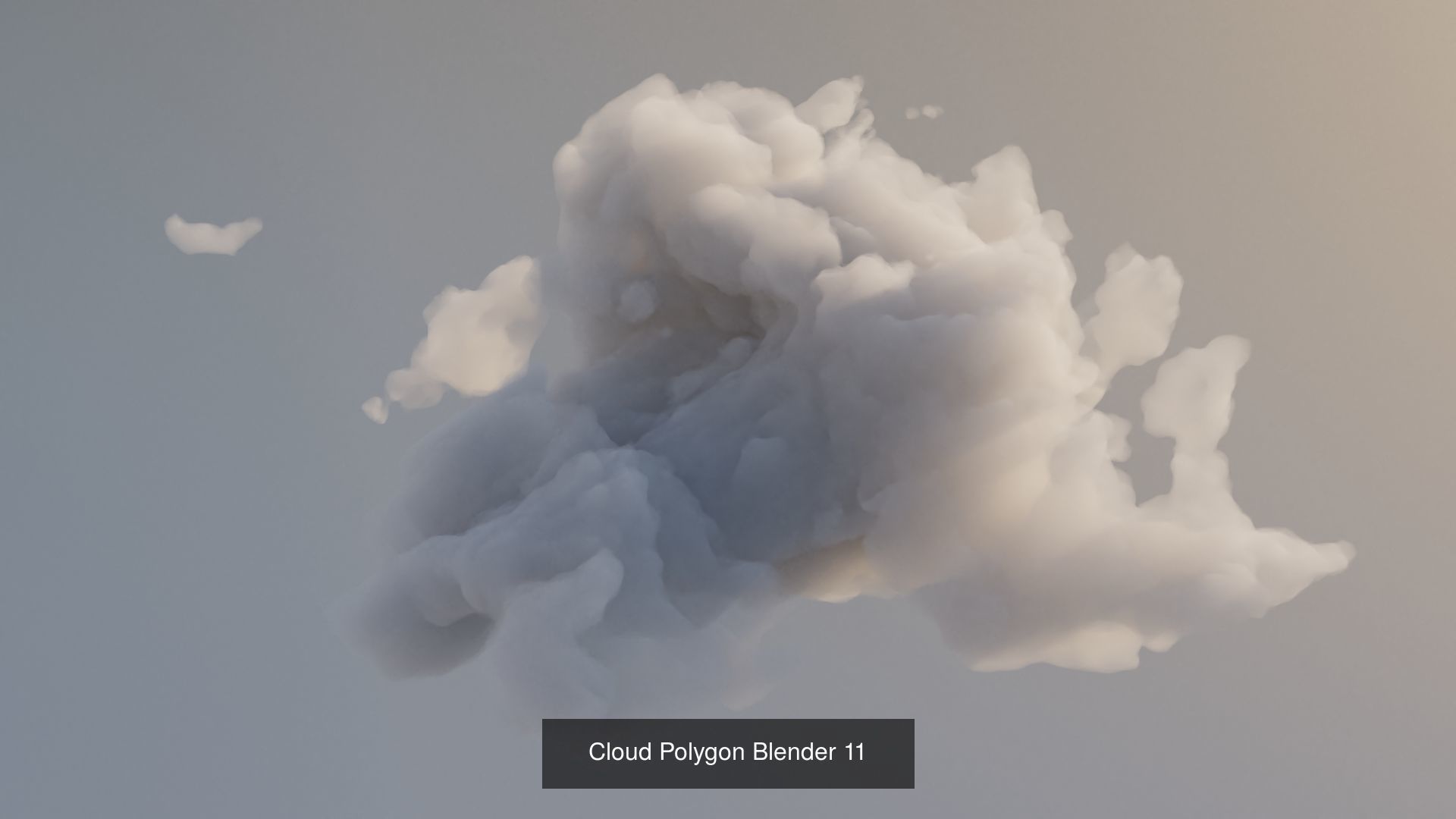 Clouds Polygon Blender 3D Model Collection_17