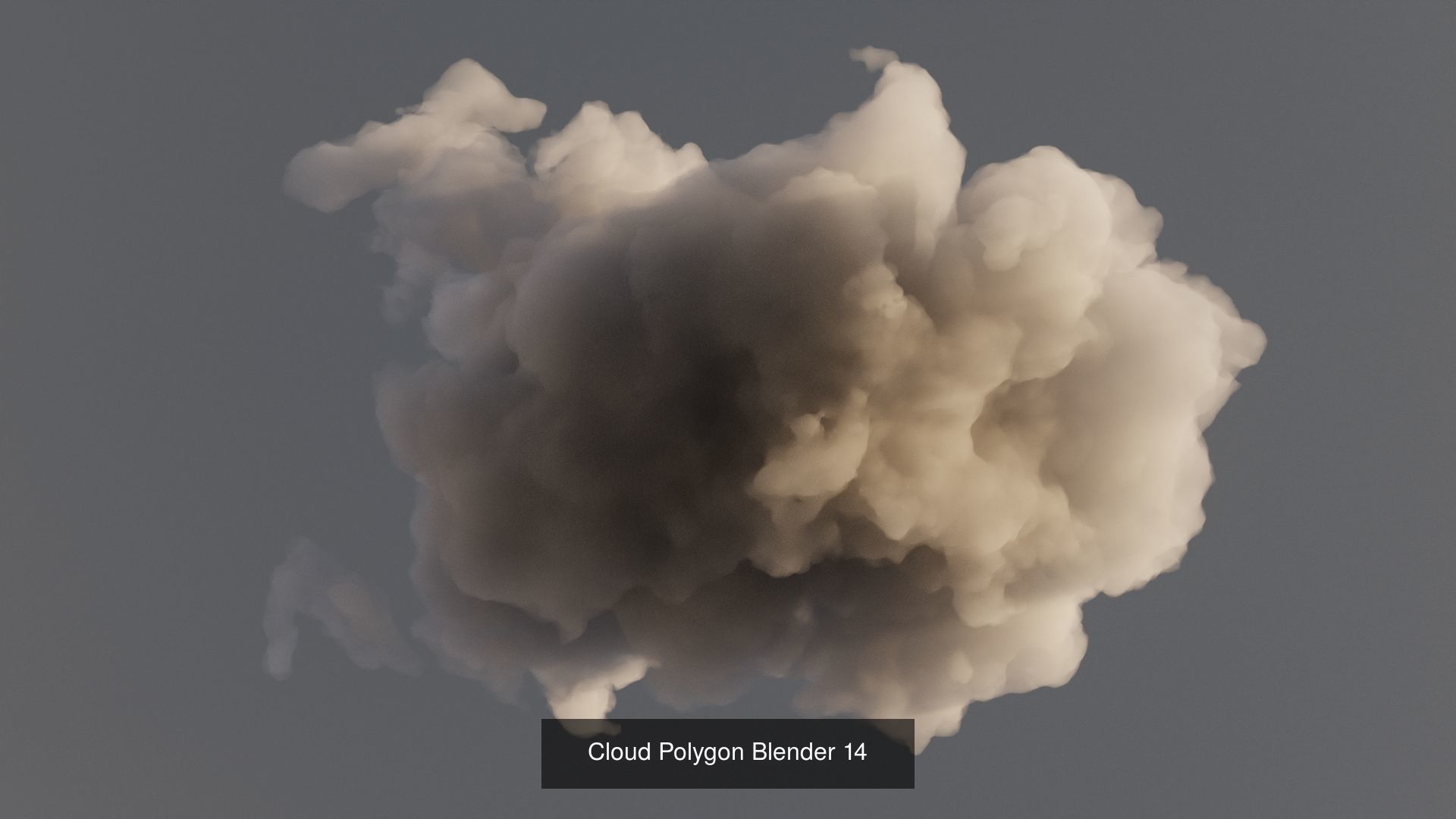 Clouds Polygon Blender 3D Model Collection_22