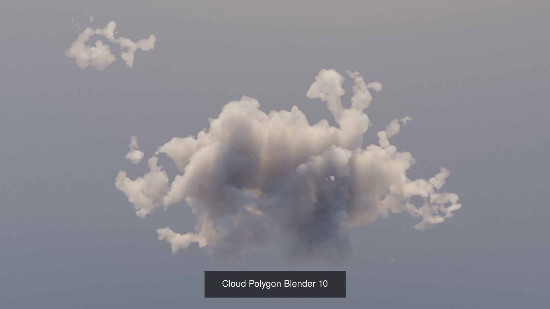 Clouds Polygon Blender 3D Model Collection_16
