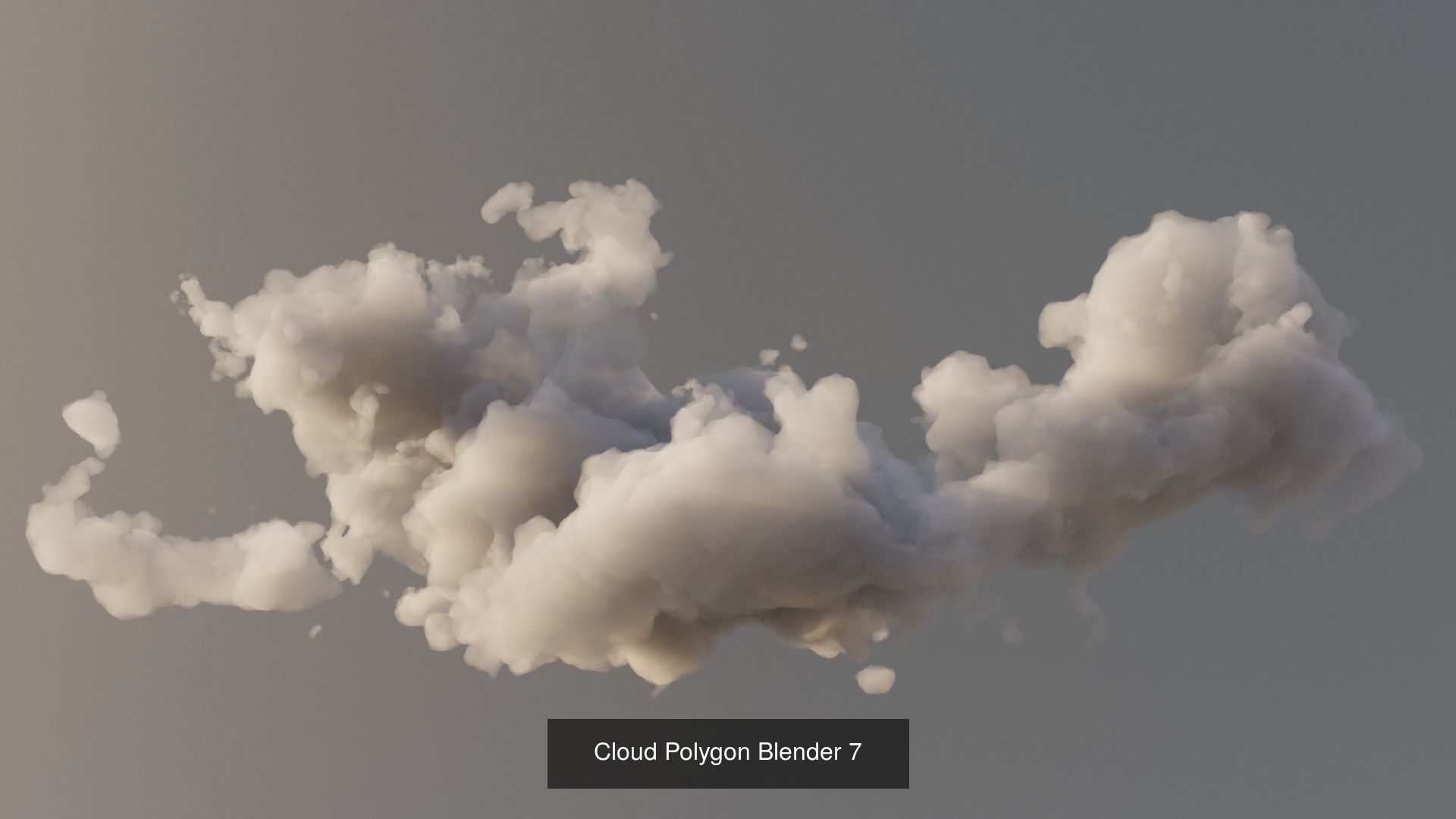 Clouds Polygon Blender 3D Model Collection_12