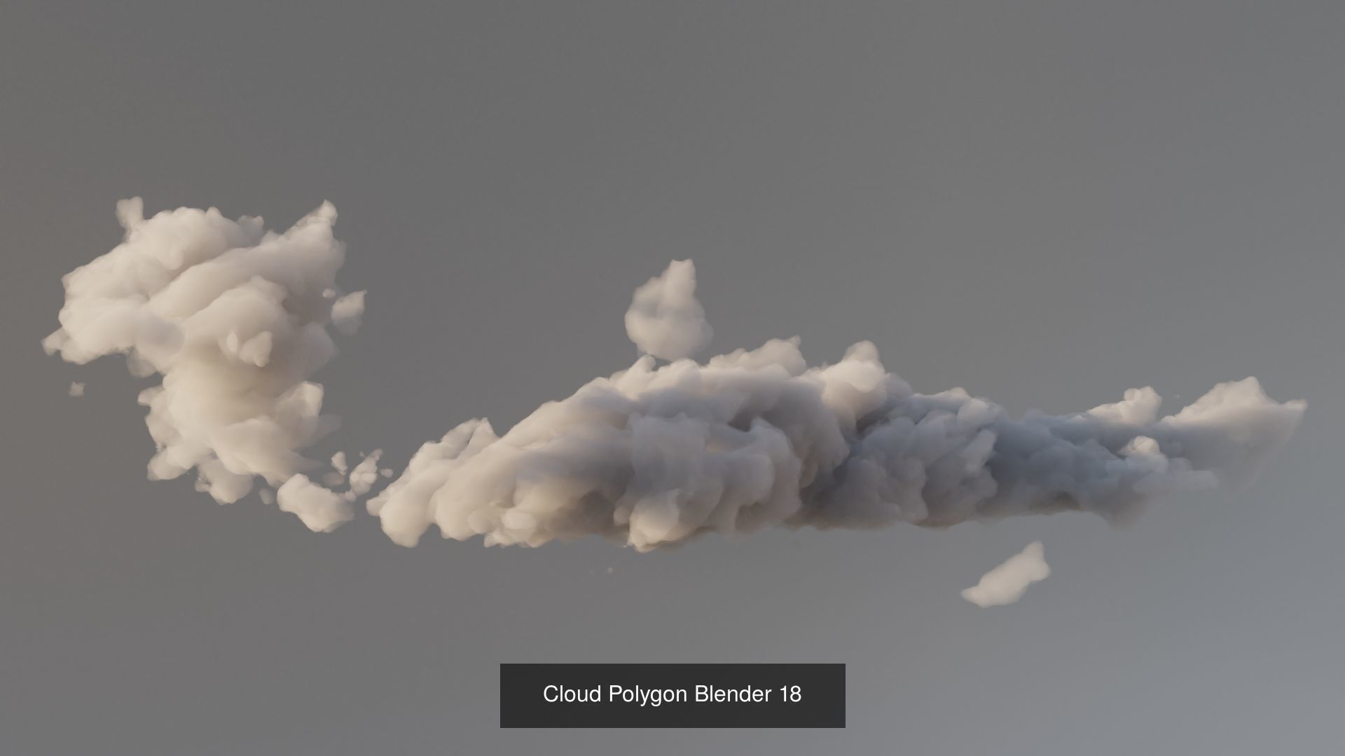 Clouds Polygon Blender 3D Model Collection_29