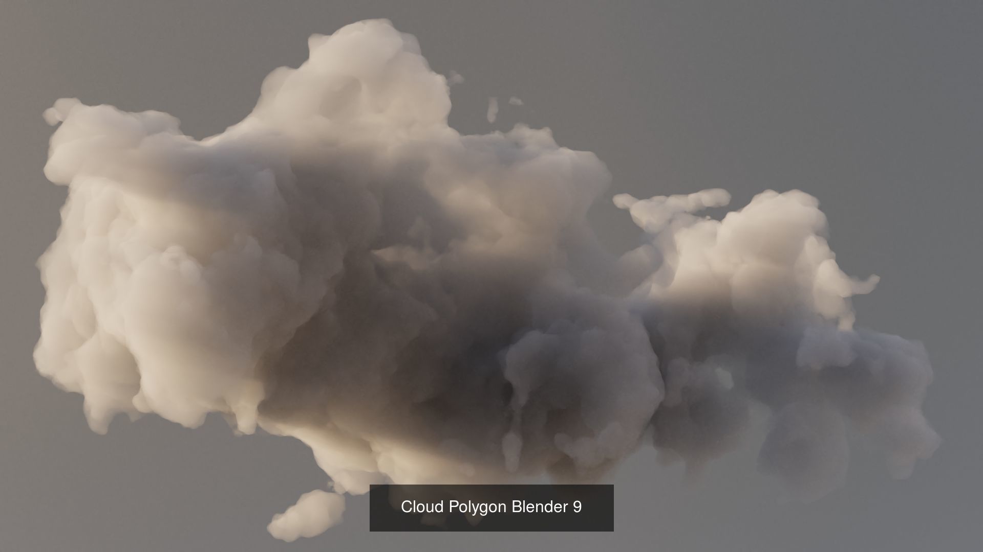Clouds Polygon Blender 3D Model Collection_14