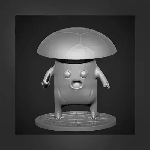 Plague mushroom killer 3D print model 3D print model