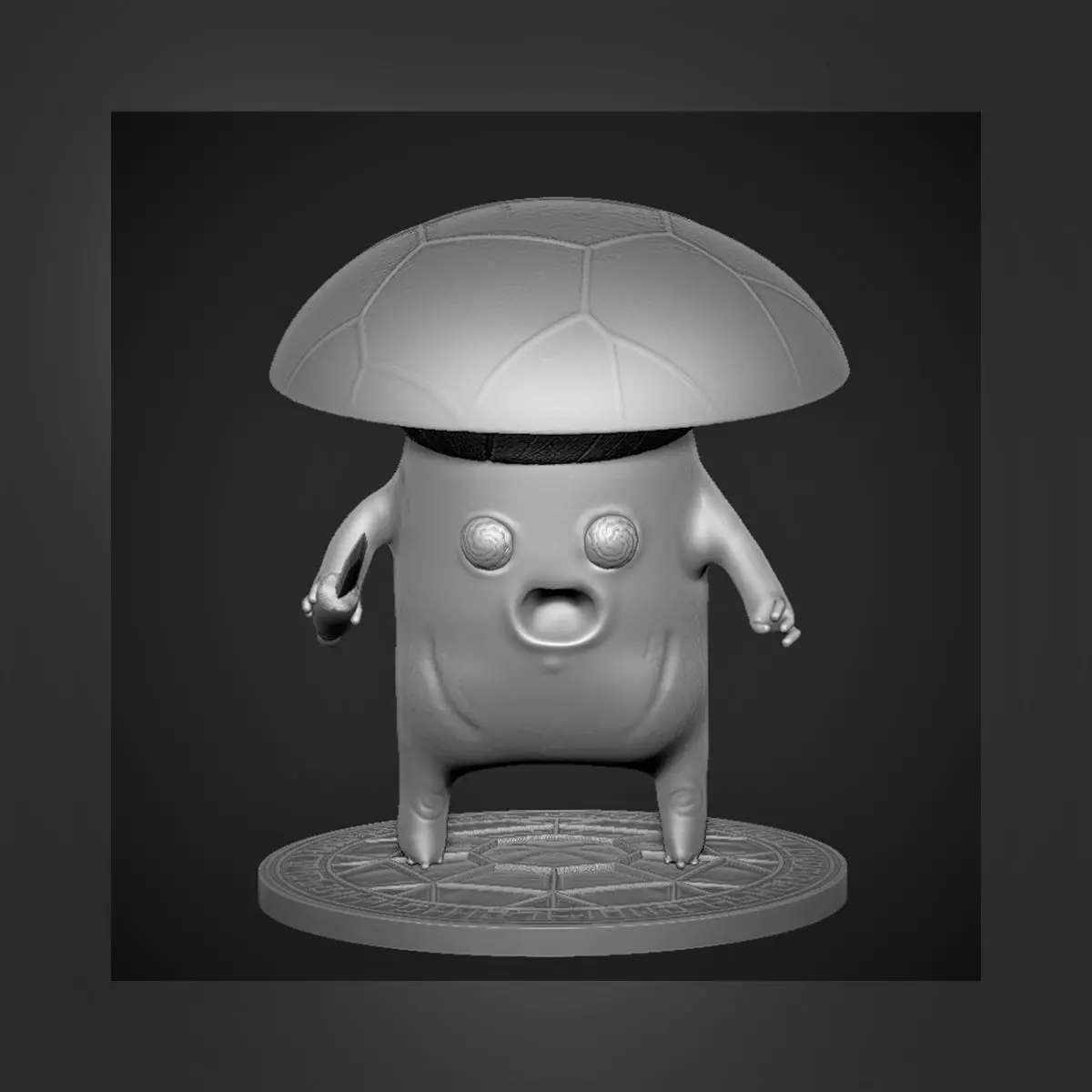 Plague mushroom killer 3D print model 3D print model