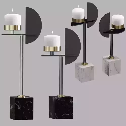Whitehouse Candlesticks Pranav 3D model