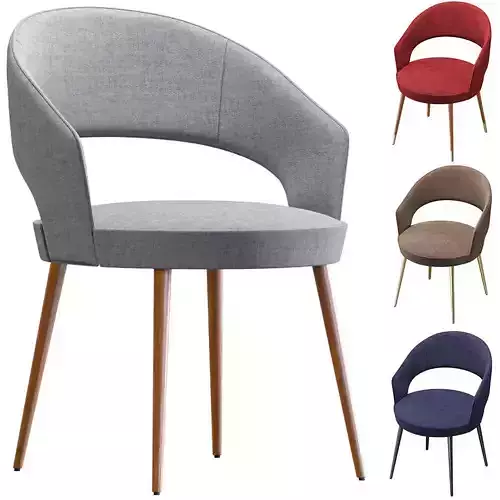 Whitehouse Chair Lucrezia Italy 3D model