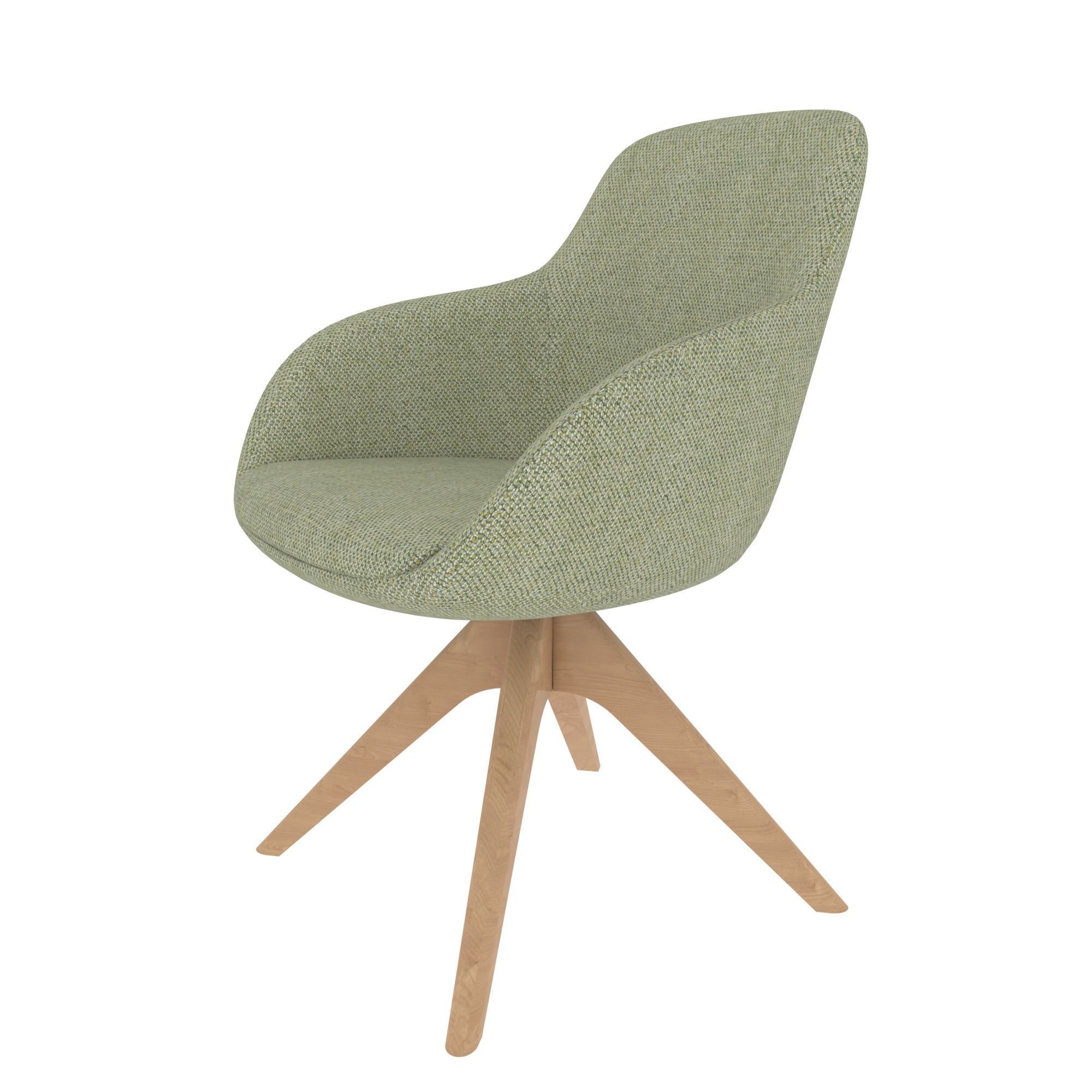 Arm Chair 3D model_2