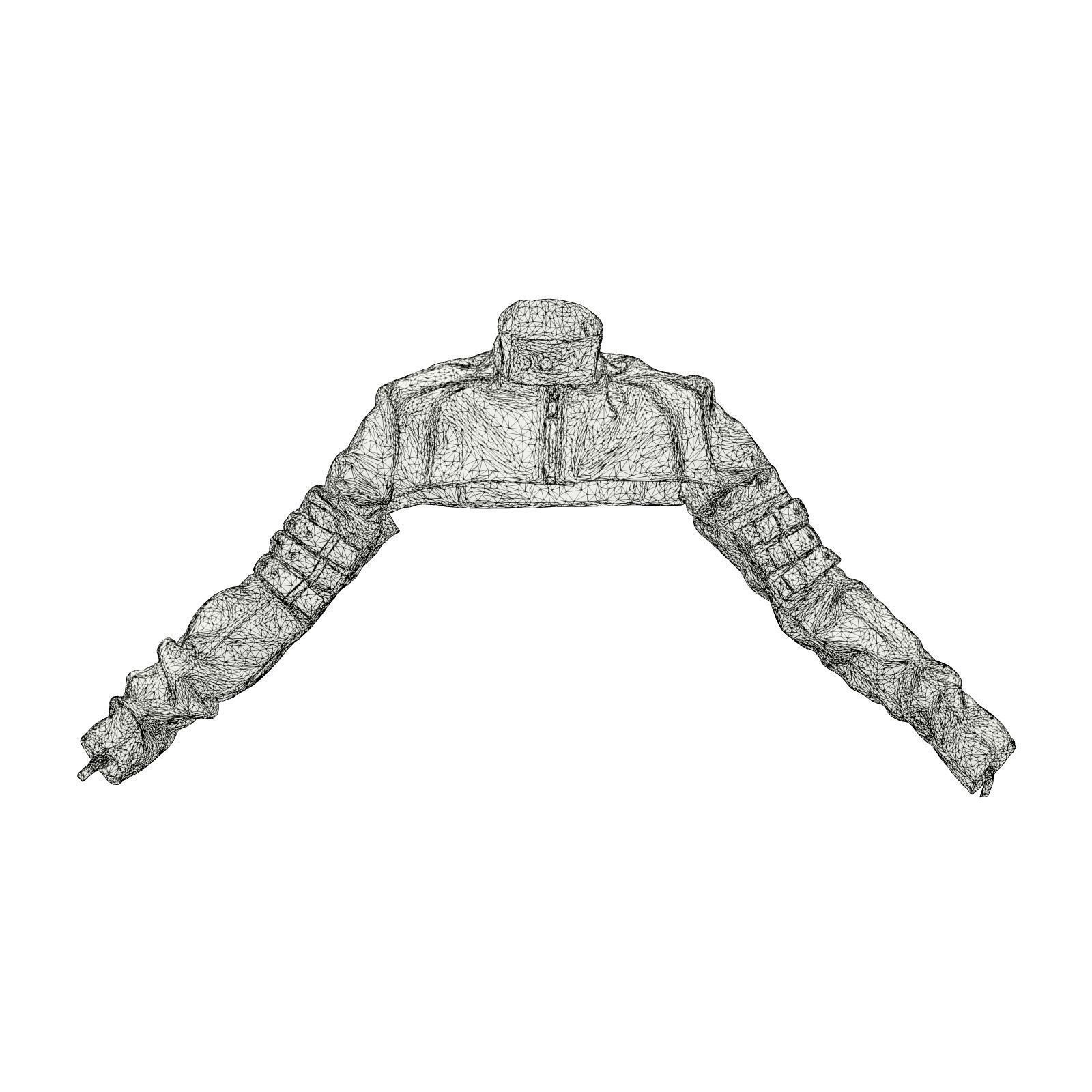 Buckle Sleeve Top 3D model_6